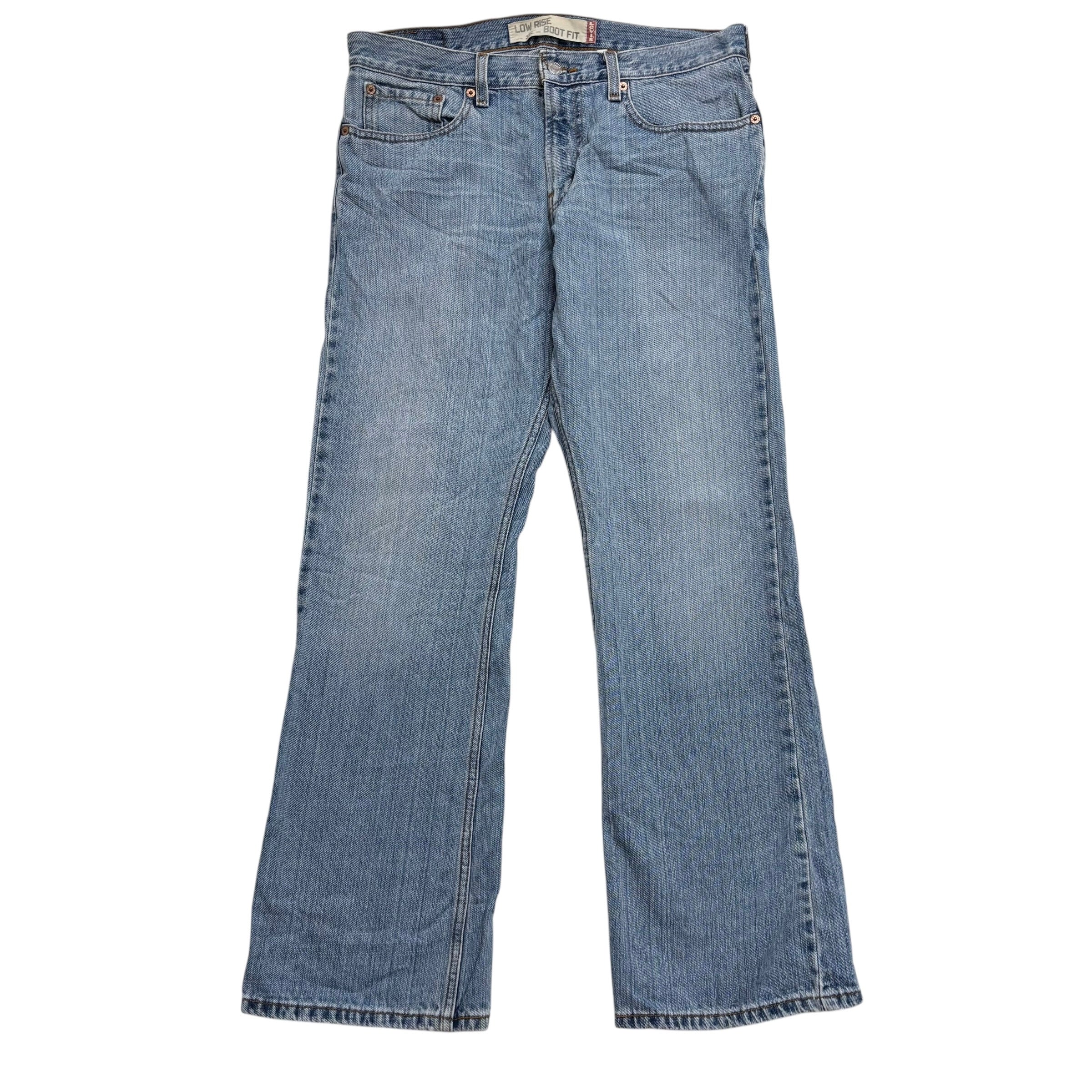 Levis 527 Jeans W32 L30 Mens Light Blue Regular Bootcut Fit Vintage Denim (E)