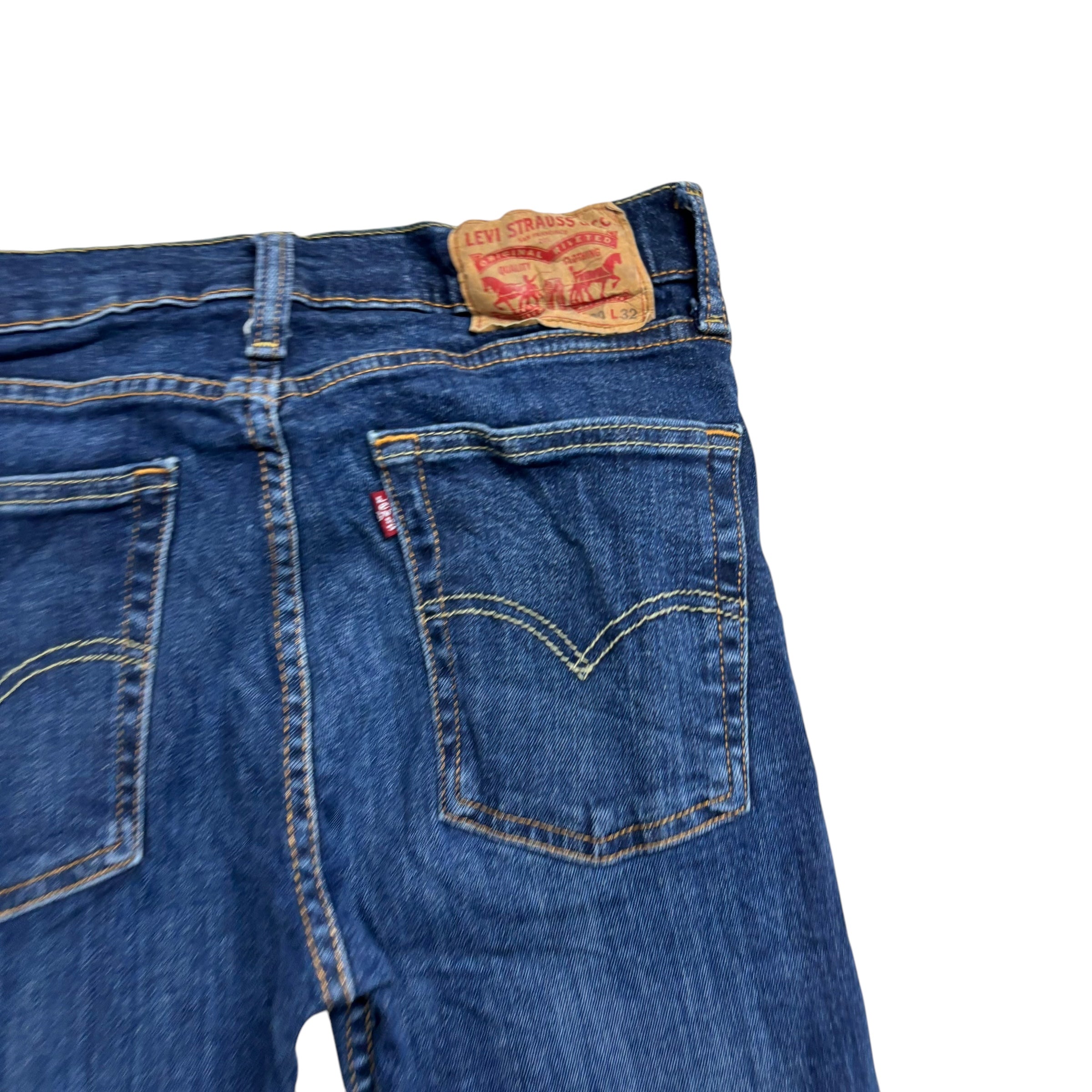 Levis 510 Jeans W29 L31 Mens Dark Blue Skinny Fit Stretch Denim (E)