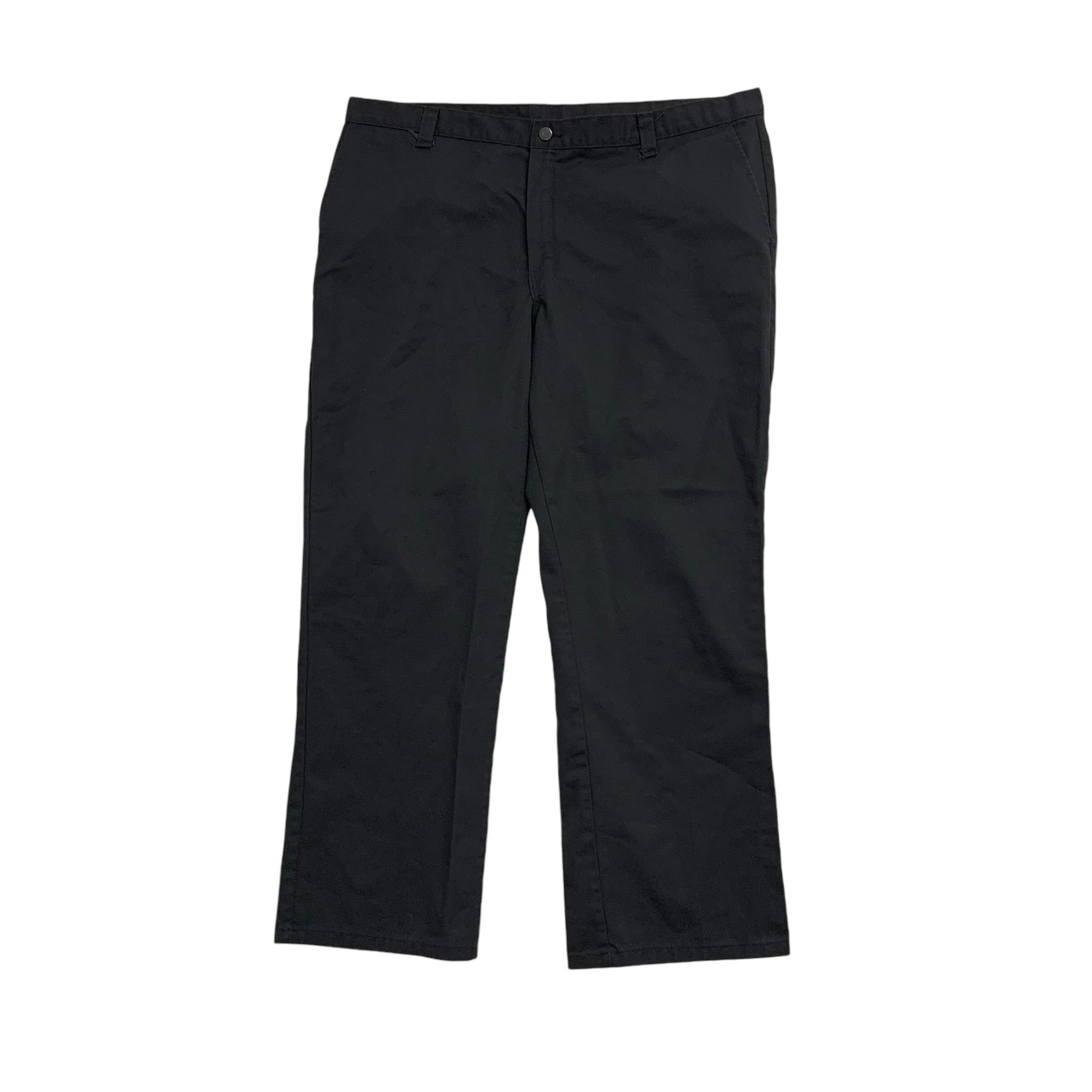 Dickies Trousers W42 L30 Mens Black Pants Relaxed Straight Fit Workwear