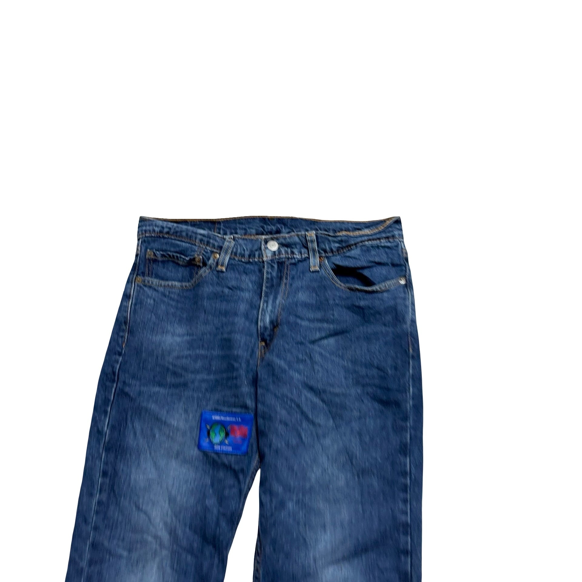 Levis 511 Jeans W32 L30 Mens Mid Blue Slim Fit Stretch Denim