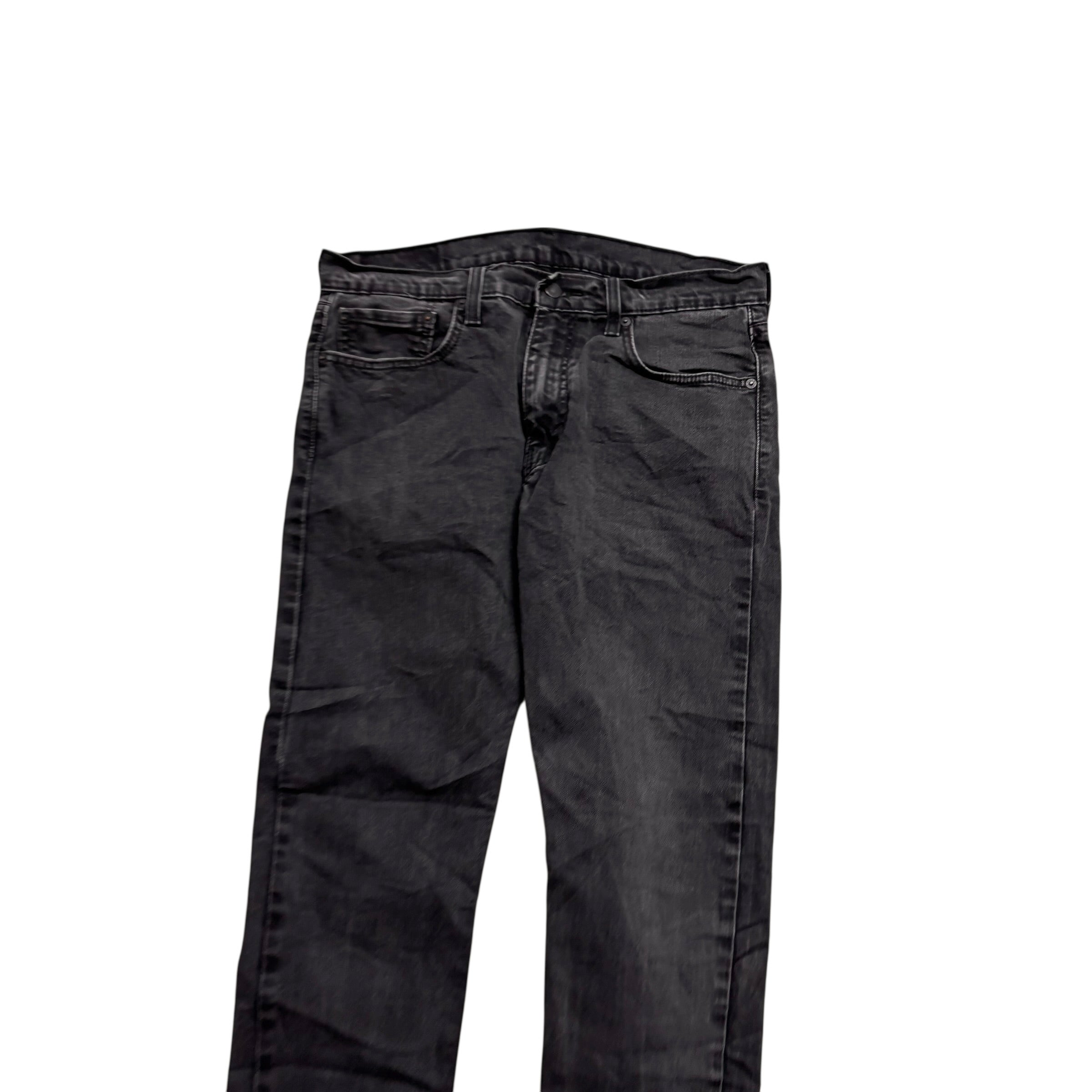 Levis 512 Jeans W33 L31 Mens Black Slim Tapered Fit Stretch Denim (E)
