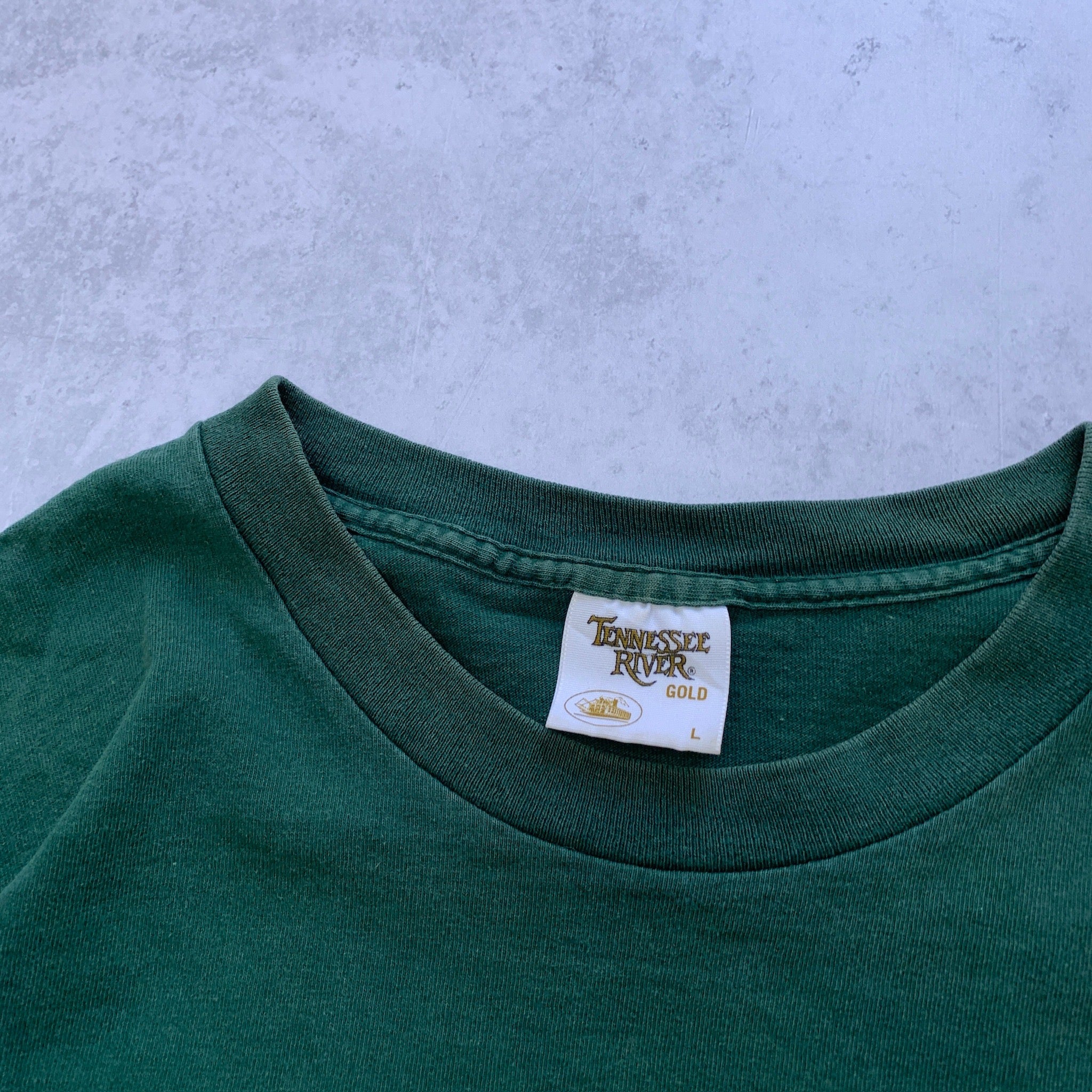 Vintage T Shirt Mens Large Green Single Stitch Garfield Cartoon 90s