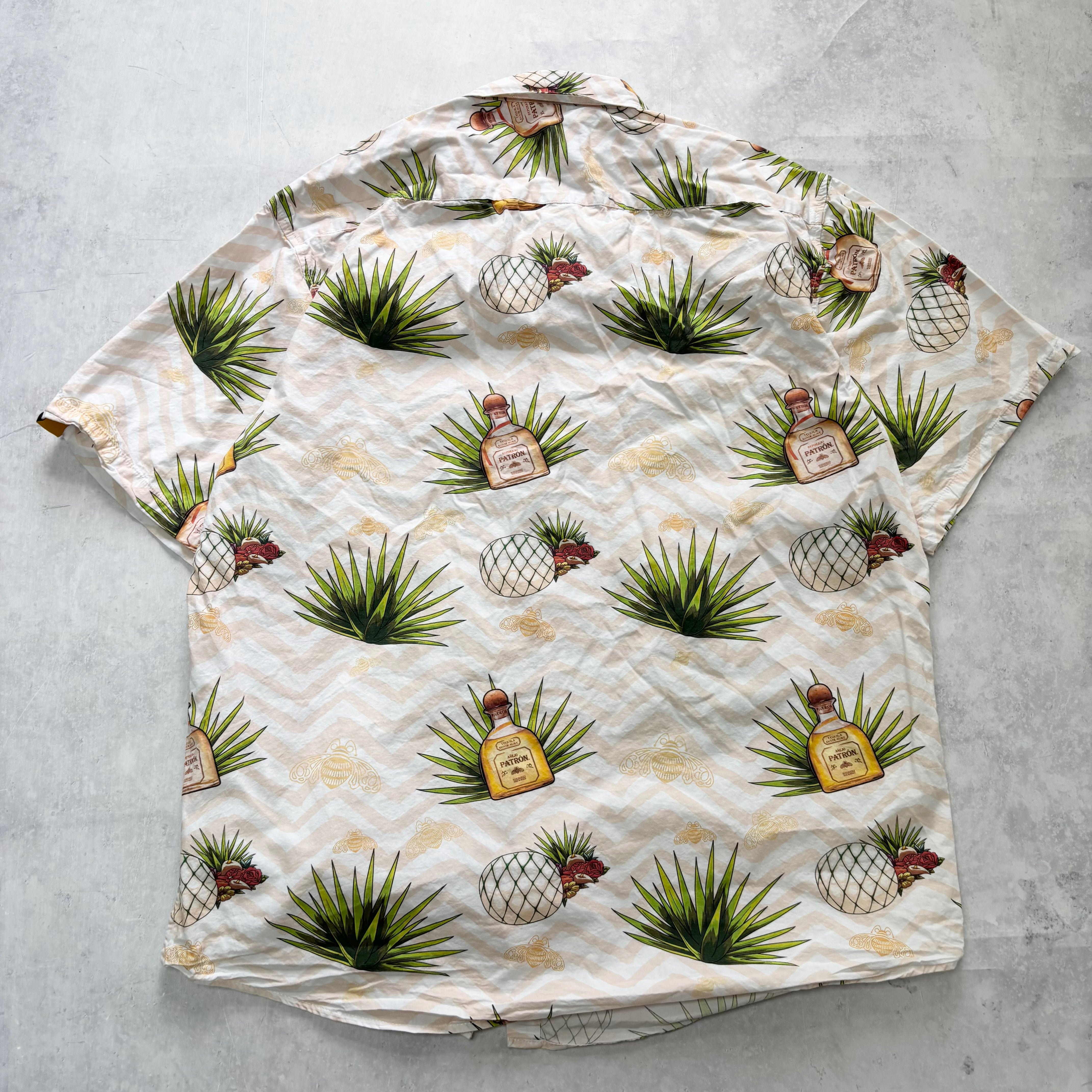 Hawaiian Shirt Mens Large Pink Floral Aloha Short Sleeve Cotton