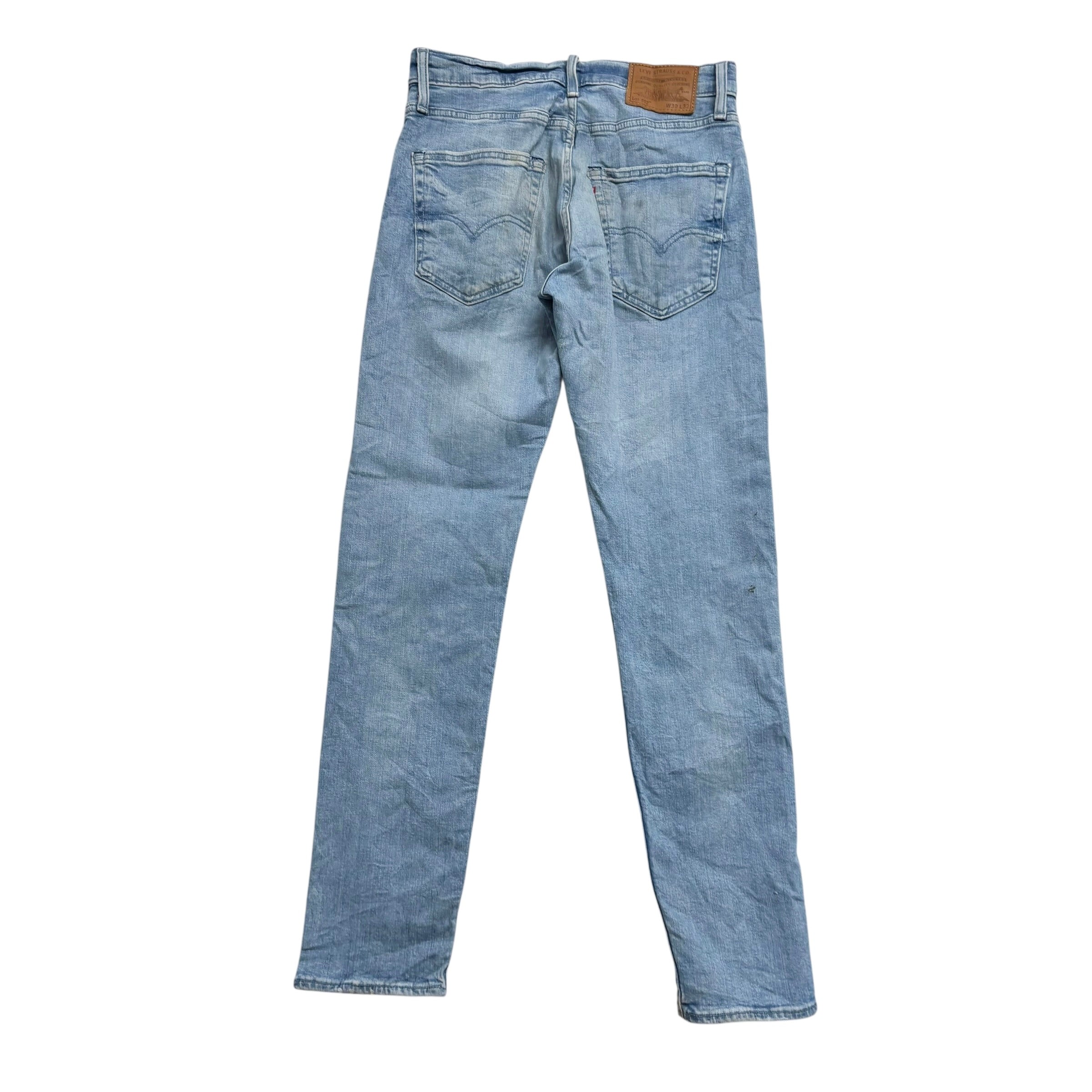 Levis 512 Jeans W30 L32 Mens Light Blue Slim Tapered Fit Stretch Denim (F)