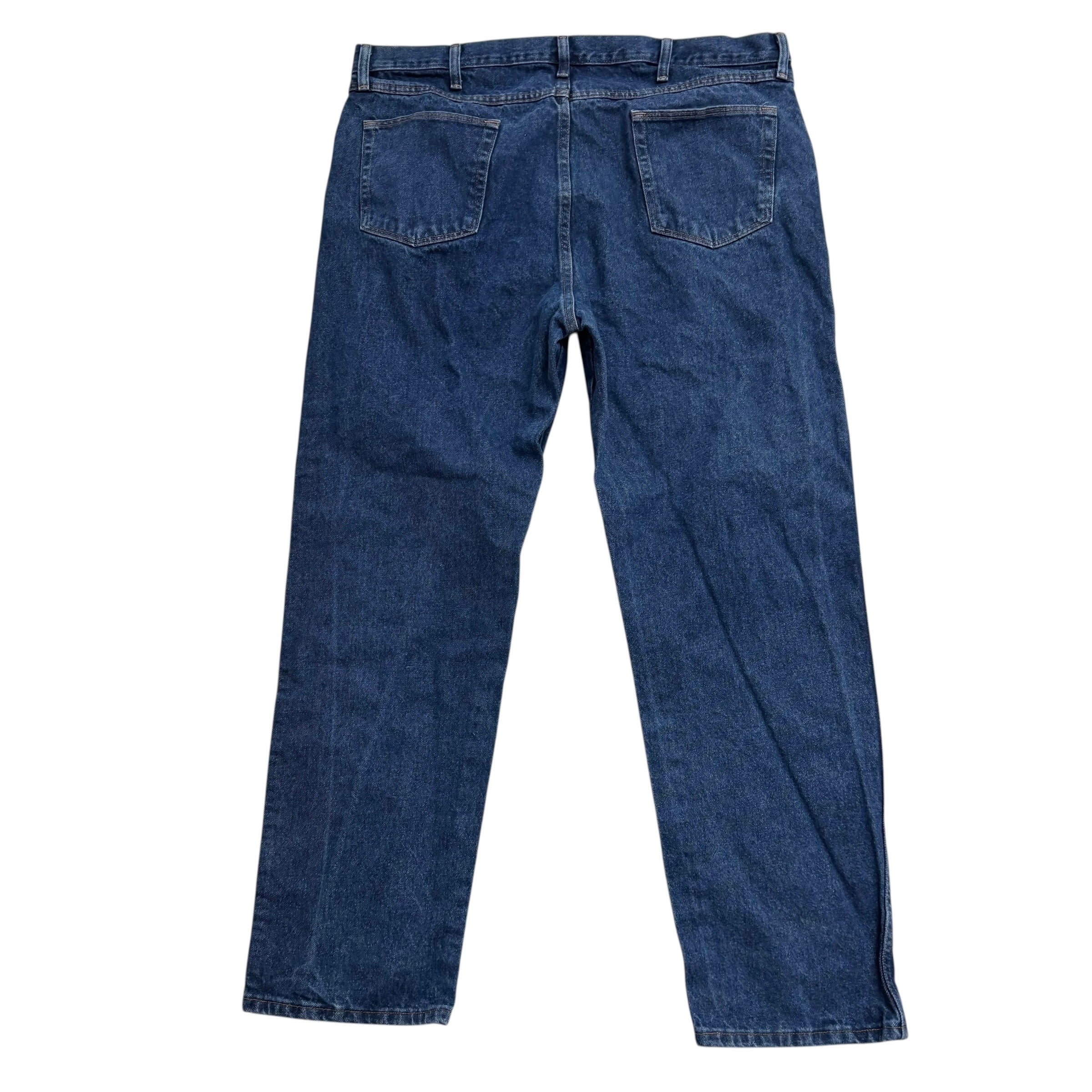 Wrangler Jeans W42 L32 Mens Mid Blue Regular Straight Fit Vintage Denim