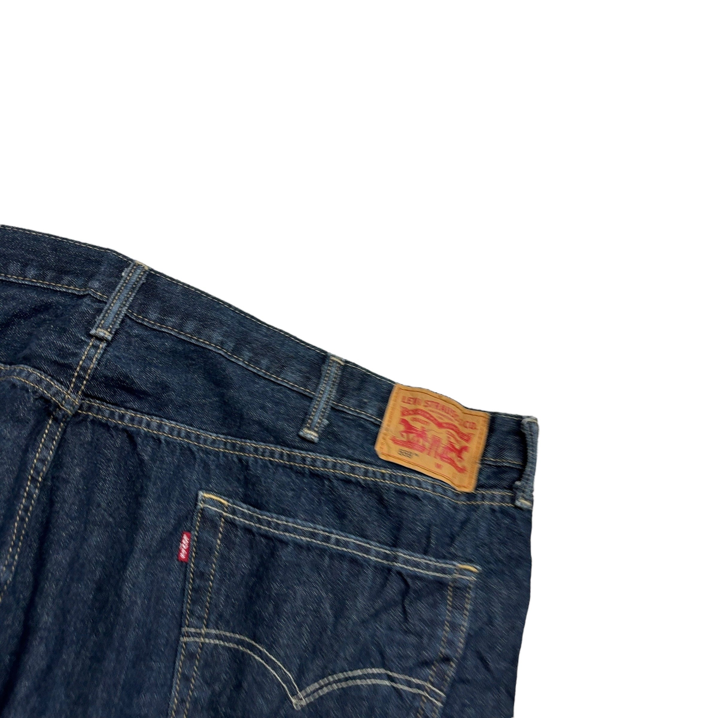 Levis 559 Jeans W52 L28 Mens Dark Blue Baggy Relaxed Straight Fit Denim (E)