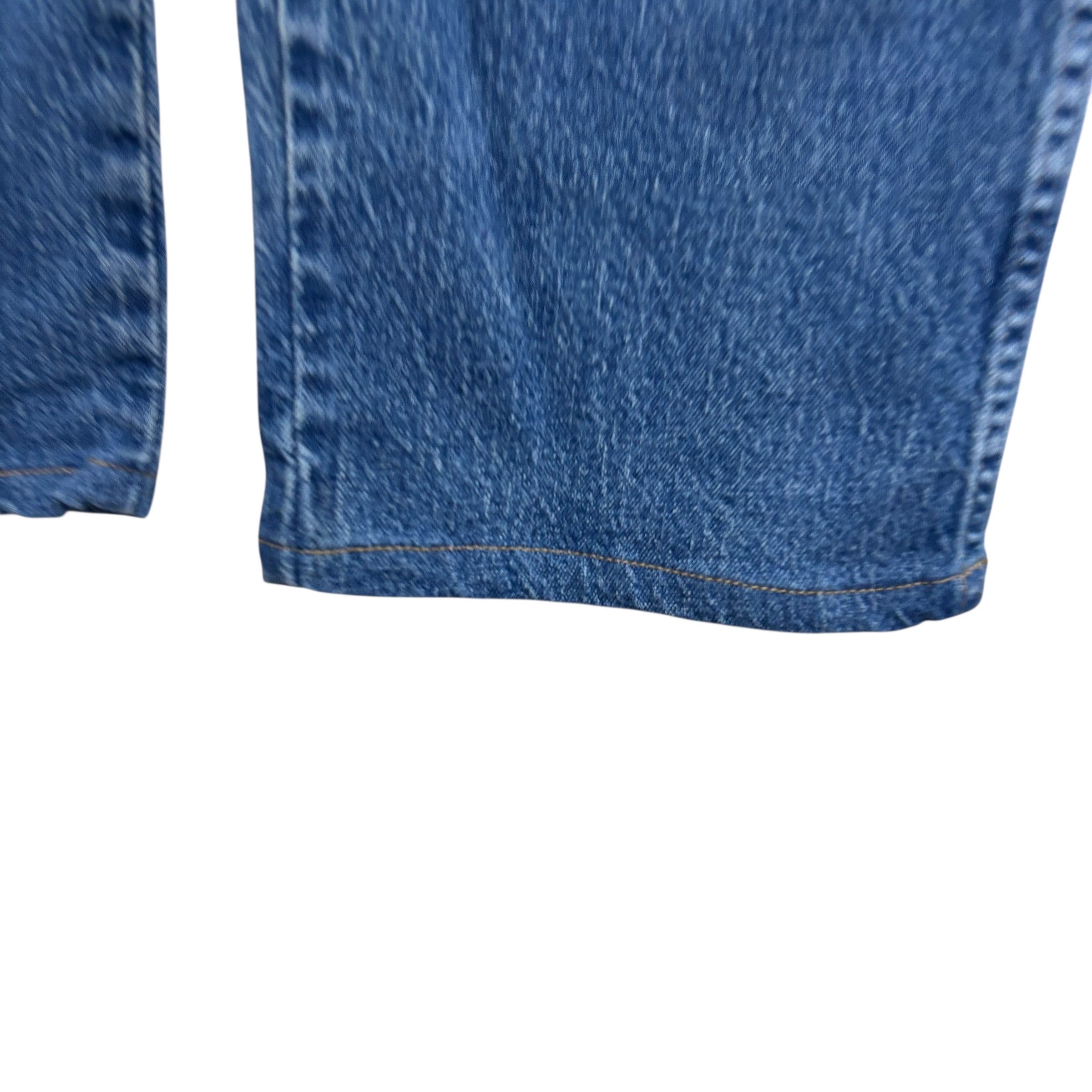 Wrangler Jeans W42 L26 Mens Mid Blue Regular Straight Fit Stretch Denim