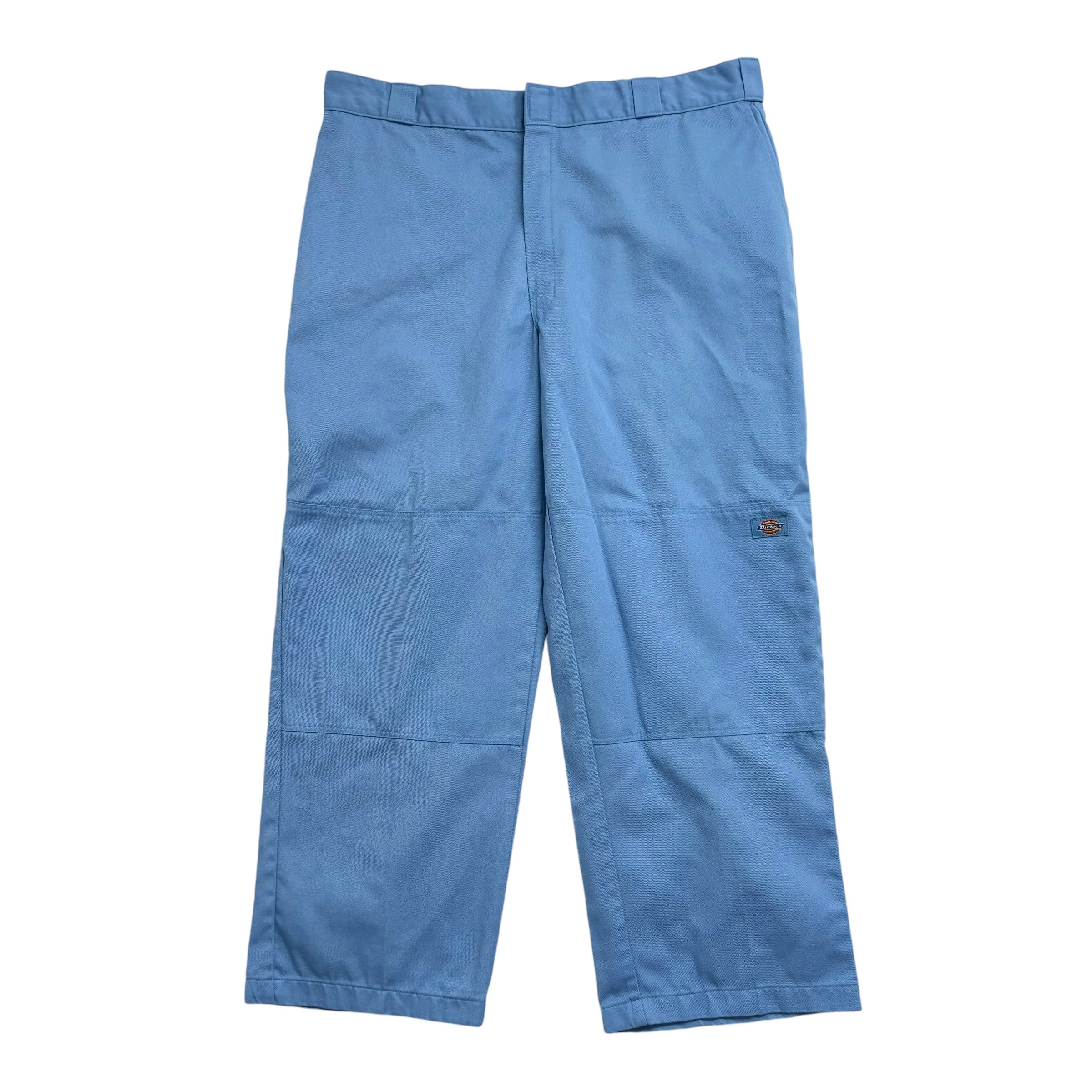 Dickies Double Knee Trousers W40 L29 Mens Blue Pants Baggy Relaxed Workwear