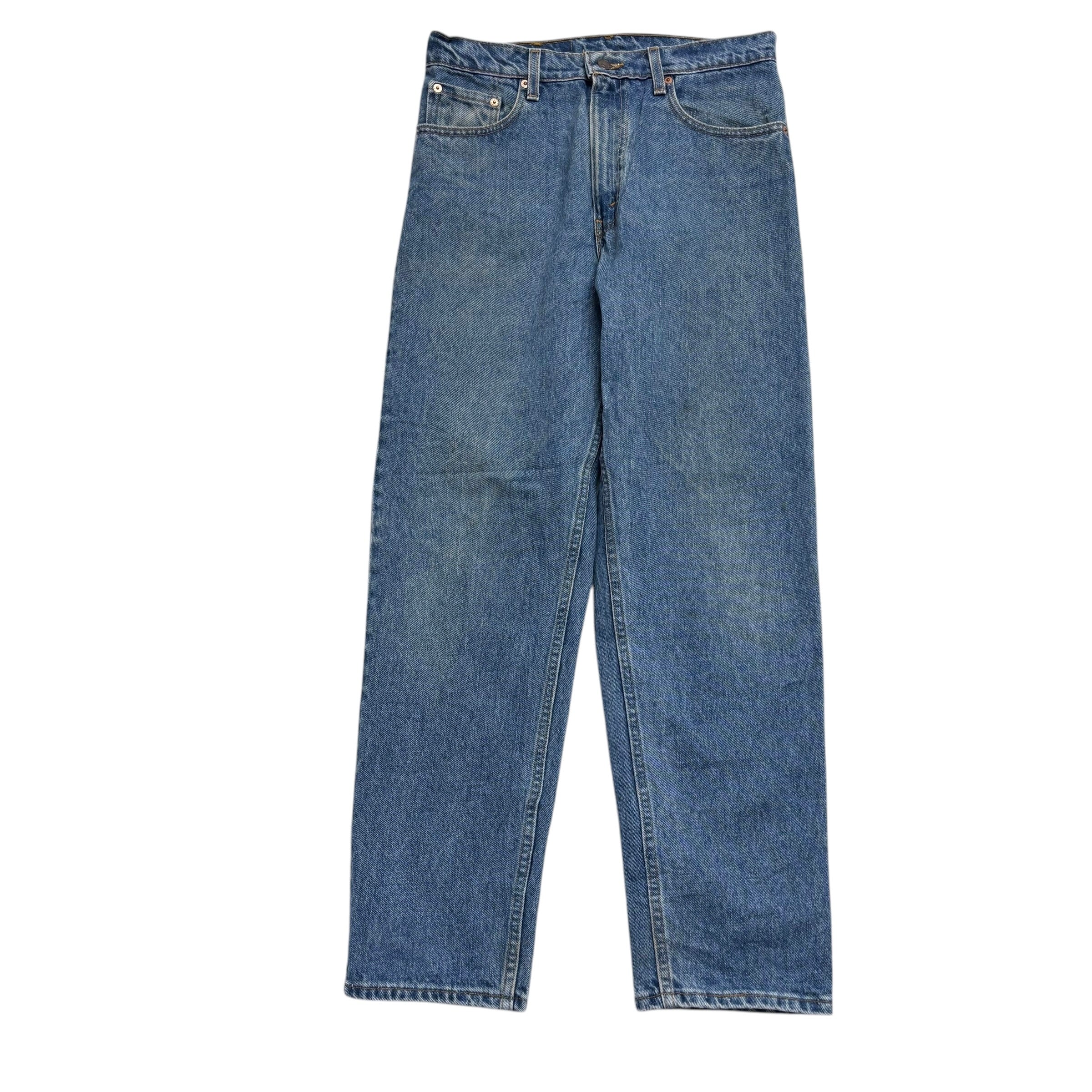 Levis 550 Jeans W32 L30 Mens Mid Blue Relaxed Tapered Fit Vintage Made In USA