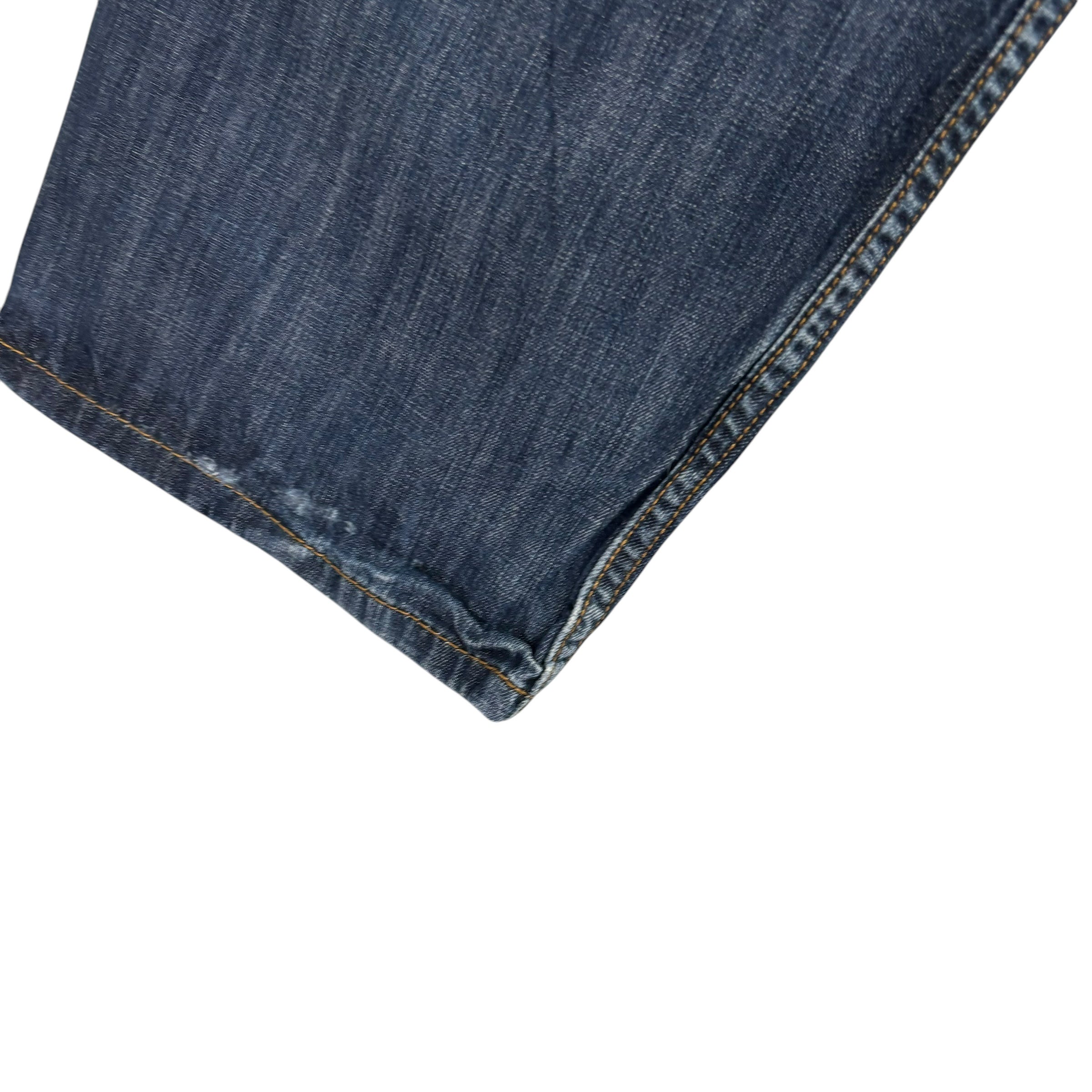 Levis 569 Jeans W38 L30 Mens Dark Blue Baggy Relaxed Straight Fit Denim