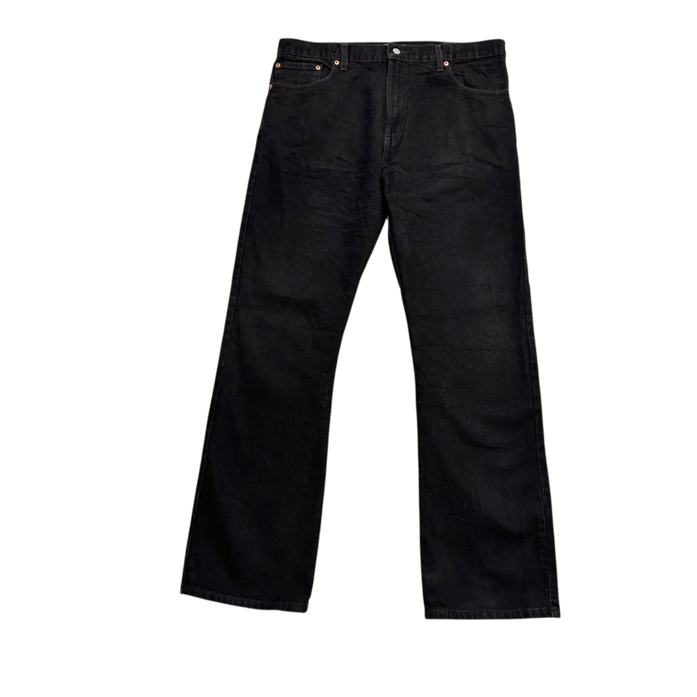 Levis 517 Jeans W38 L34 Mens Black Regular Bootcut Fit Vintage Denim