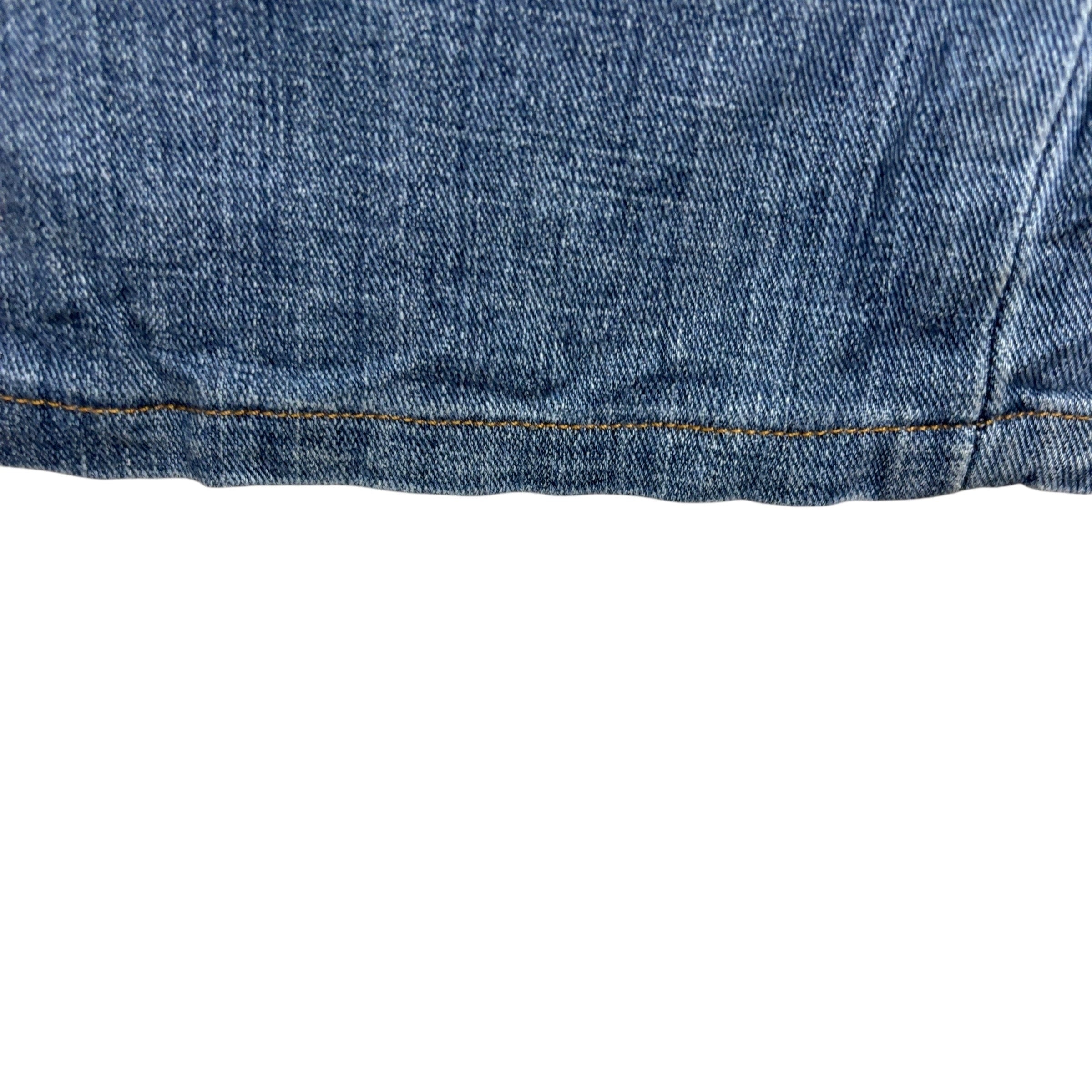 Levis 514 Jeans W34 L30 Mens Mid Blue Regular Straight Fit Stretch Denim