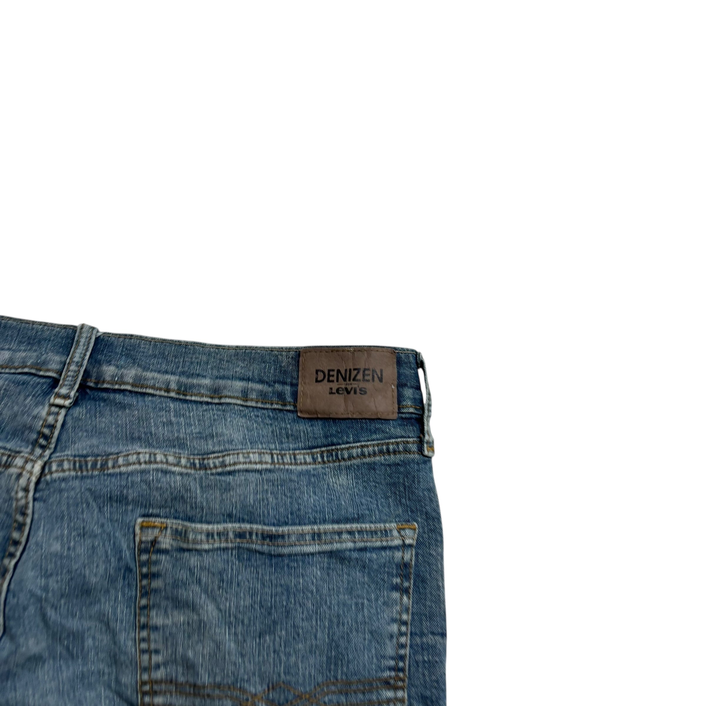 Levis Denizen Jeans W36 L31 Mens Blue Athletic Fit Stretch Denim (E)