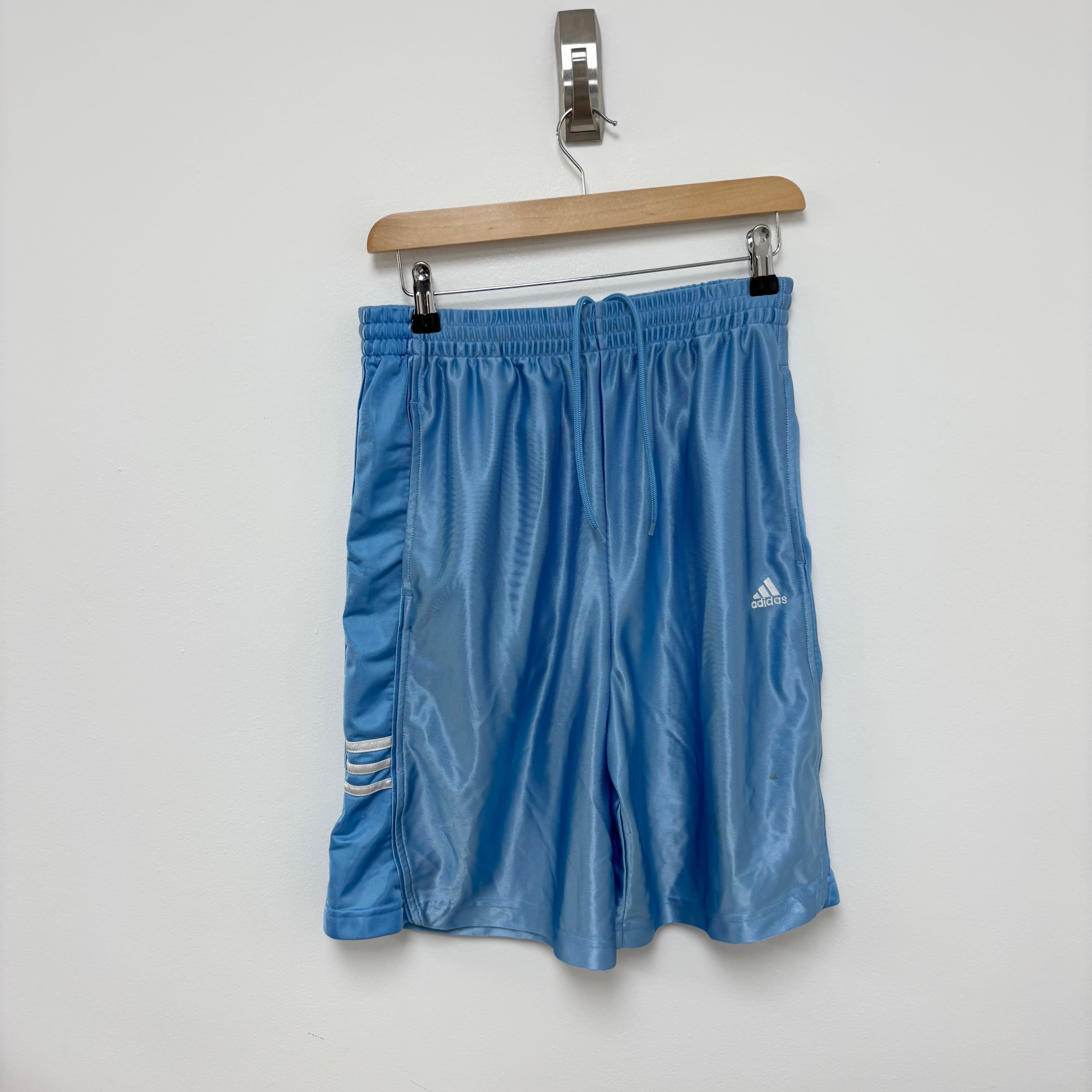 Adidas Shorts Womens XL Blue Sports Basketball Gym Athletic