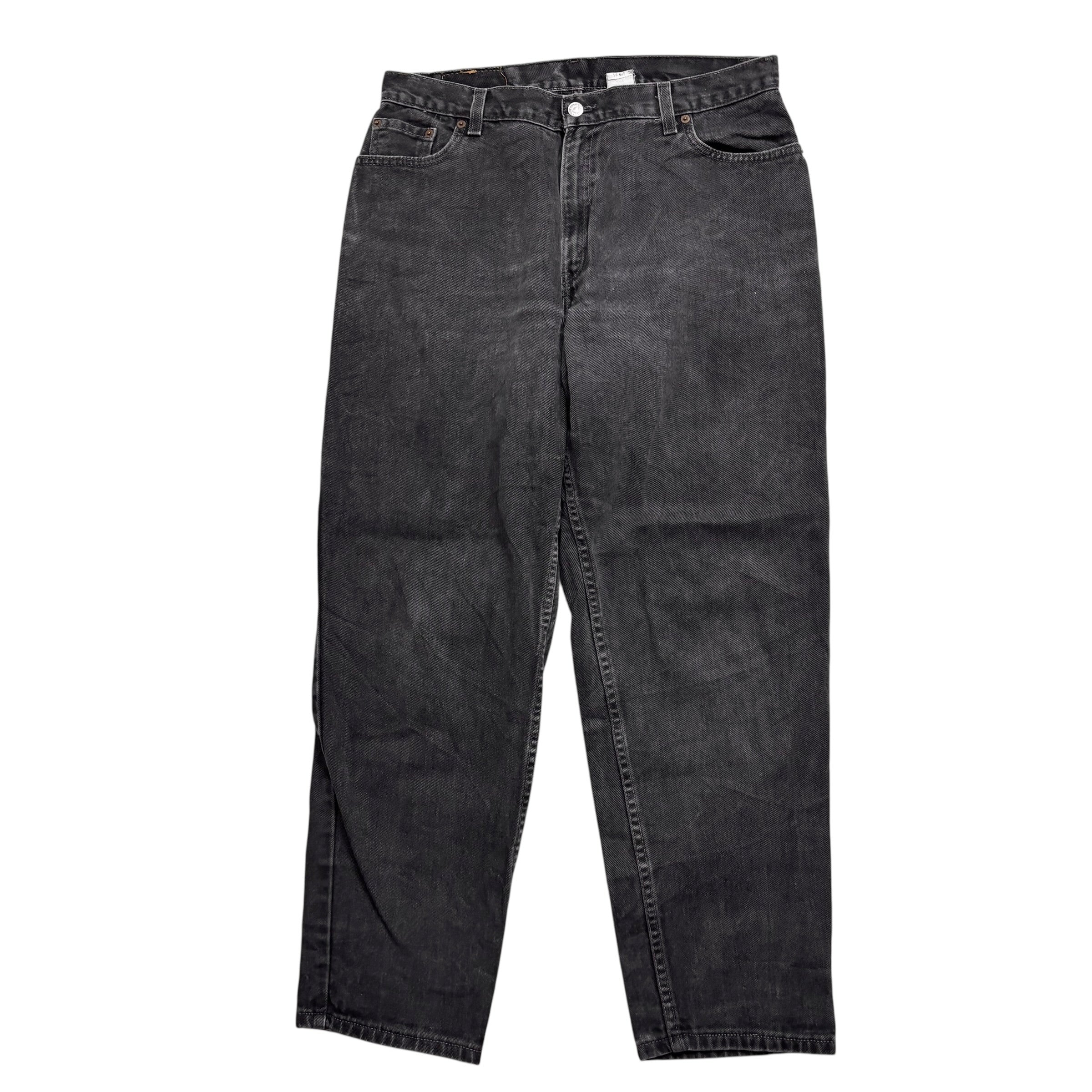 Levis 550 Jeans W33 L30 Womens Black Relaxed Taper Vintage USA Made