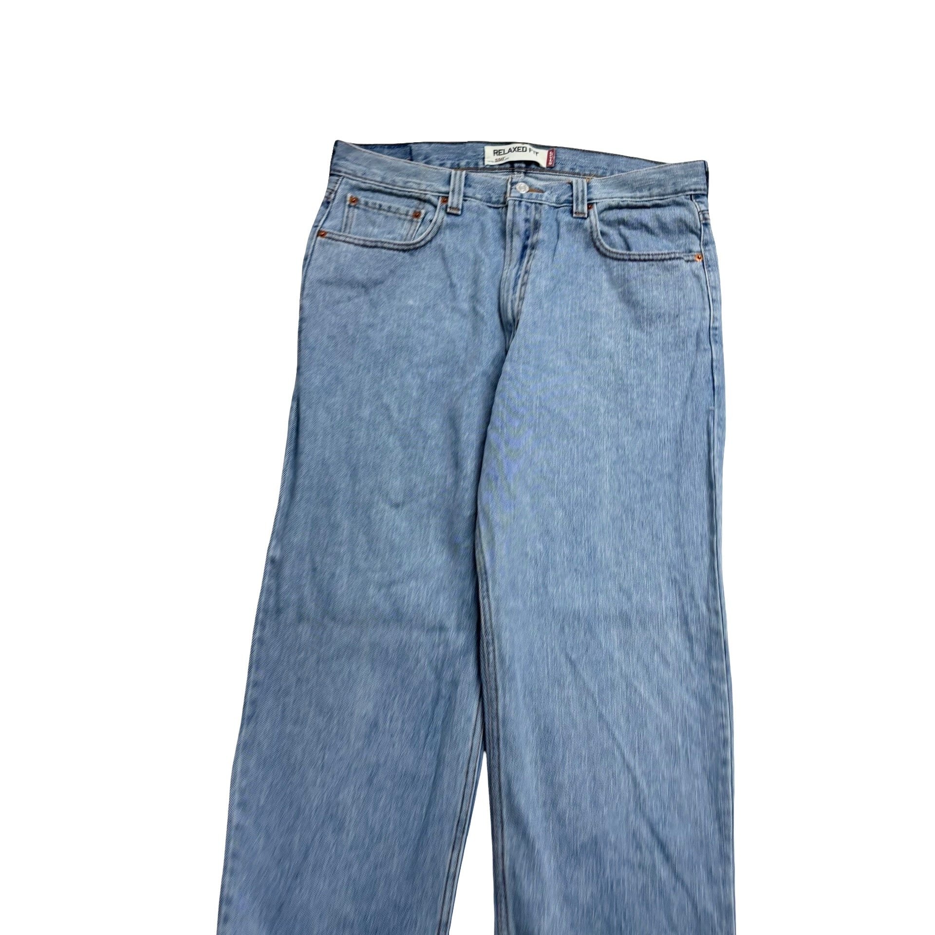 Levis 550 Jeans W36 L30 Mens Light Blue Baggy Relaxed Straight Fit Vintage Denim