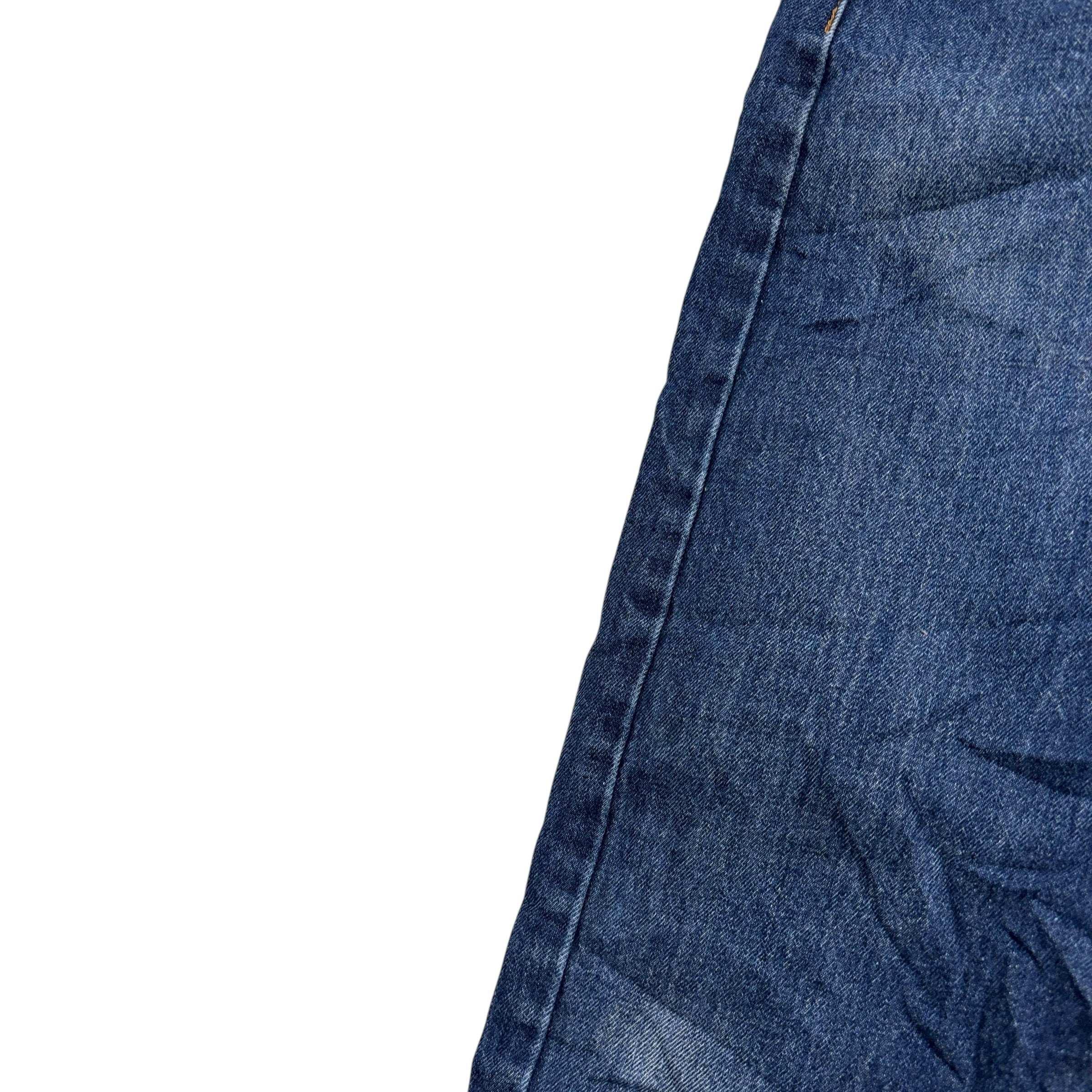 Levis 505 Jeans W32 L29 Mens Mid Blue Regular Straight Fit Denim