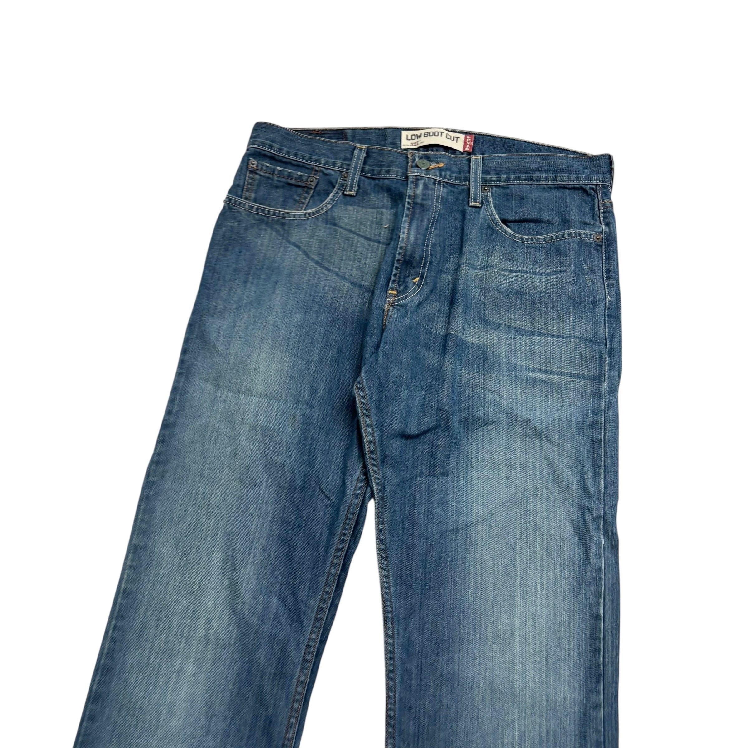 Levis 527 Jeans W33 L35 Mens Dark Blue Regular Bootcut Fit Vintage Denim (E)