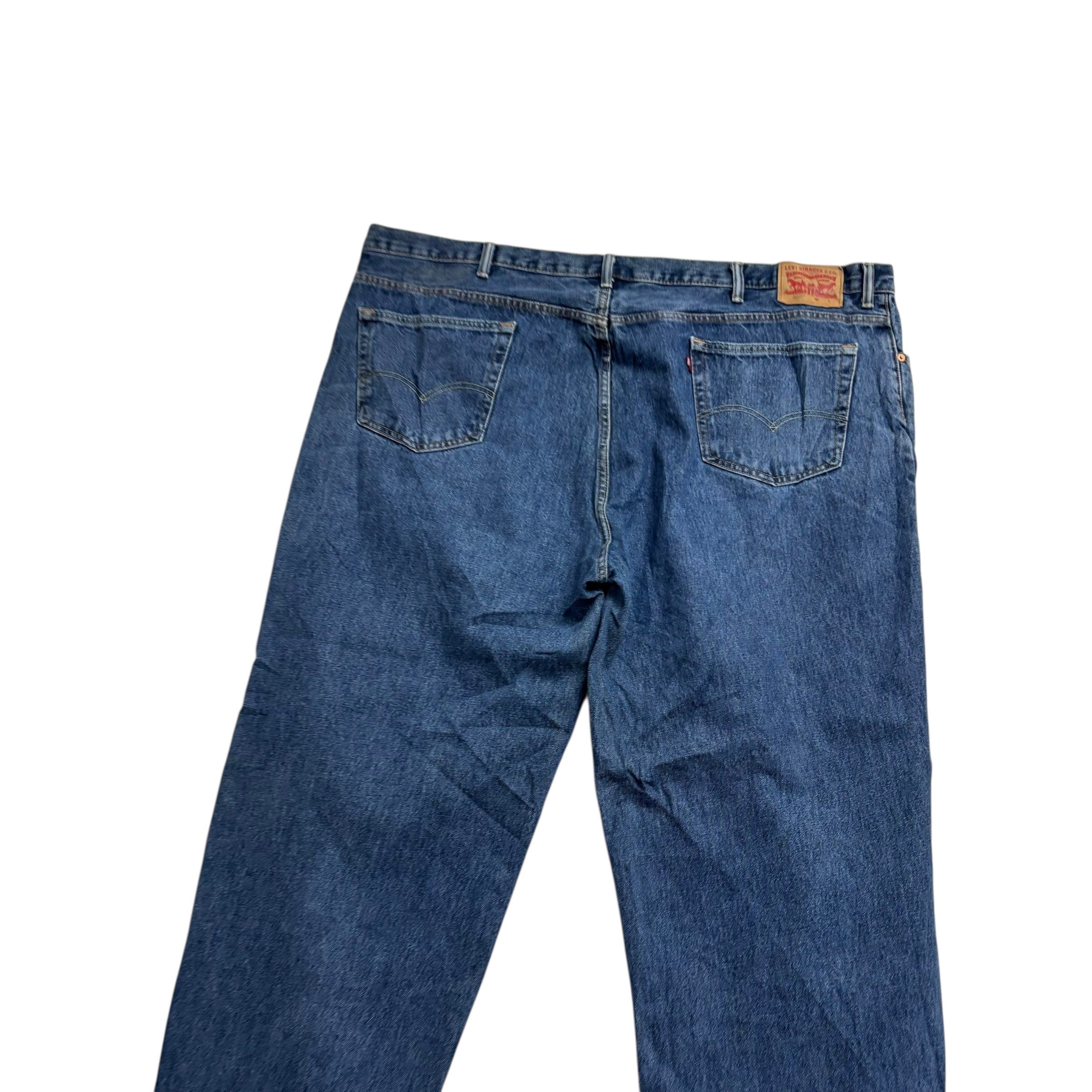 Levis 560 Jeans W52 L34 Mens Mid Blue Baggy Relaxed Comfort Fit Denim