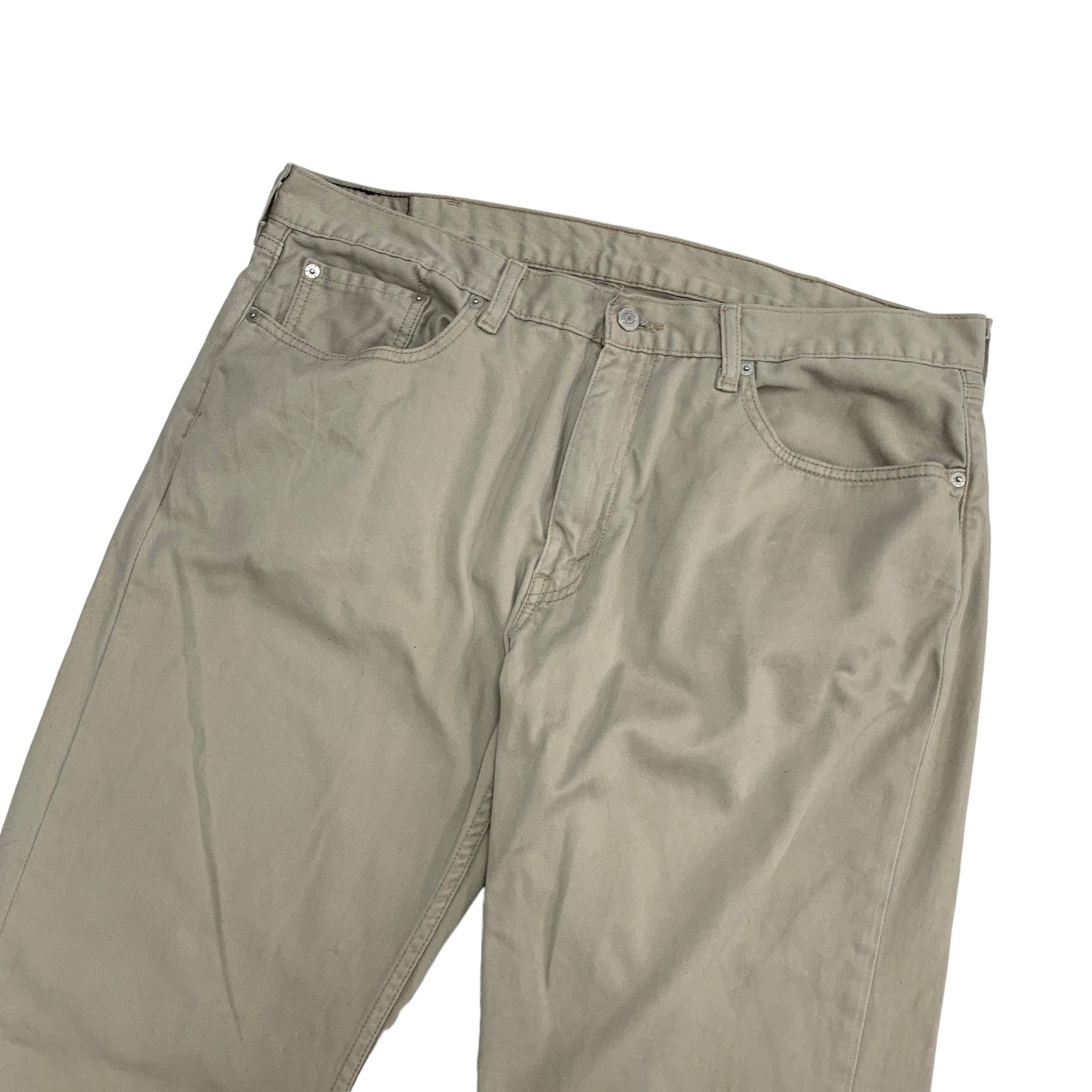 Levis 559 Trousers W38 L32 Mens Beige Baggy Relaxed Fit Cotton Pants