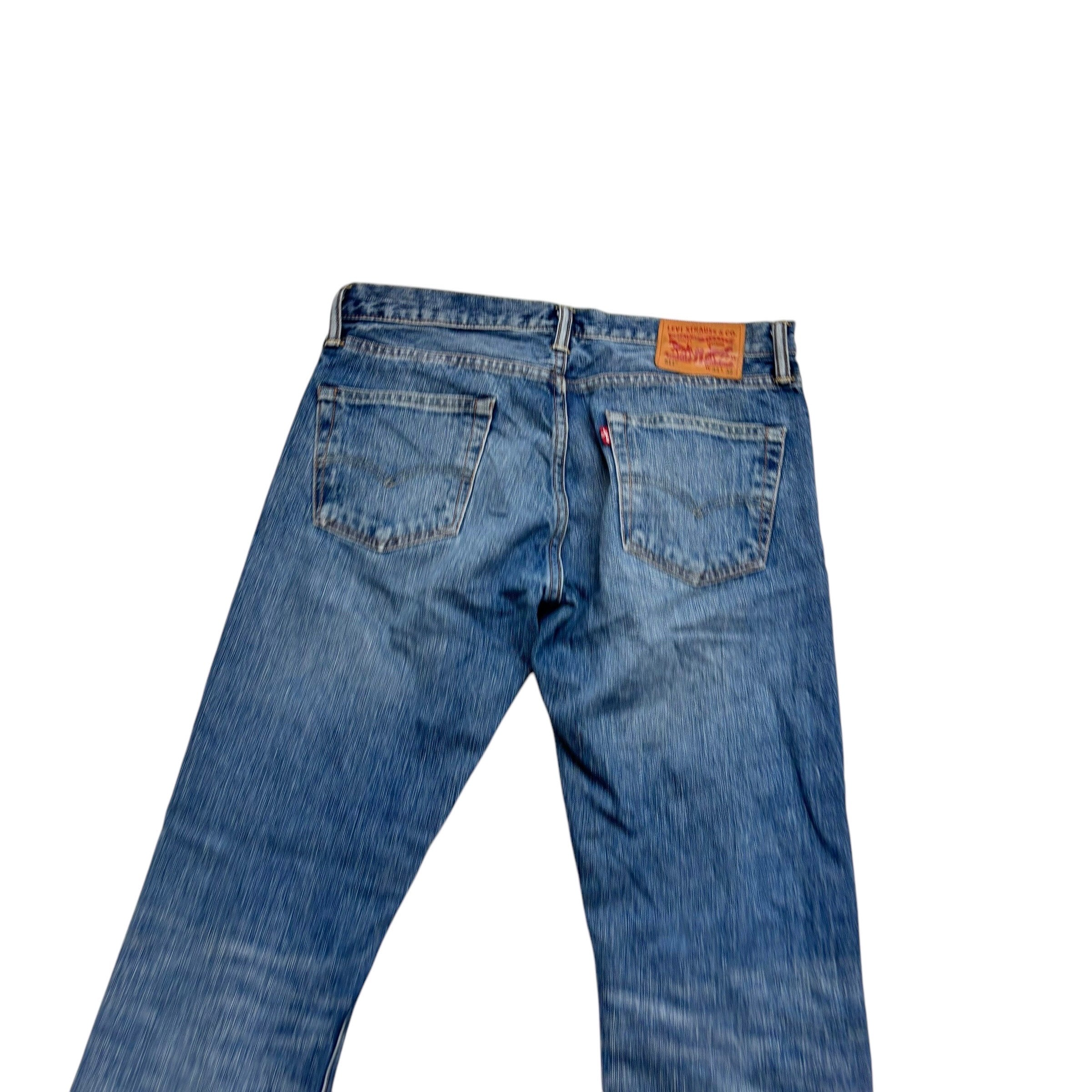 Levis 511 Jeans W33 L32 Mens Mid Blue Slim Fit Denim