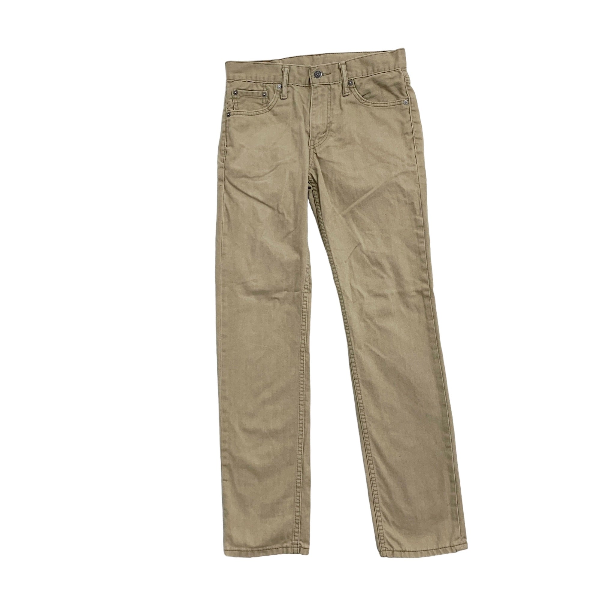 Levis 511 Trousers W29 L32 Mens Beige Tan Slim Fit Cotton Pants