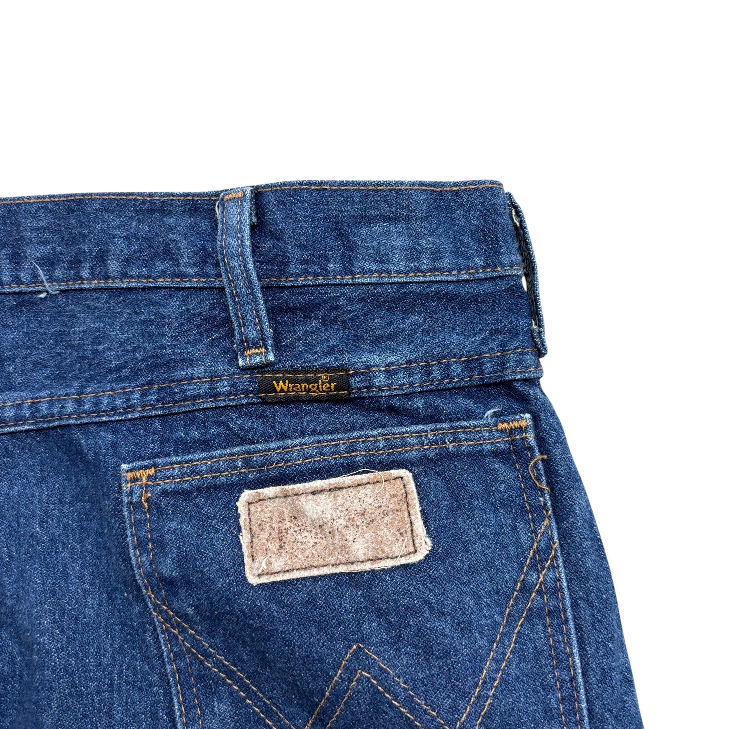 Wrangler Jeans Cowboy Cut W38 L30 Mens Dark Blue 945 Bootcut Fit Denim