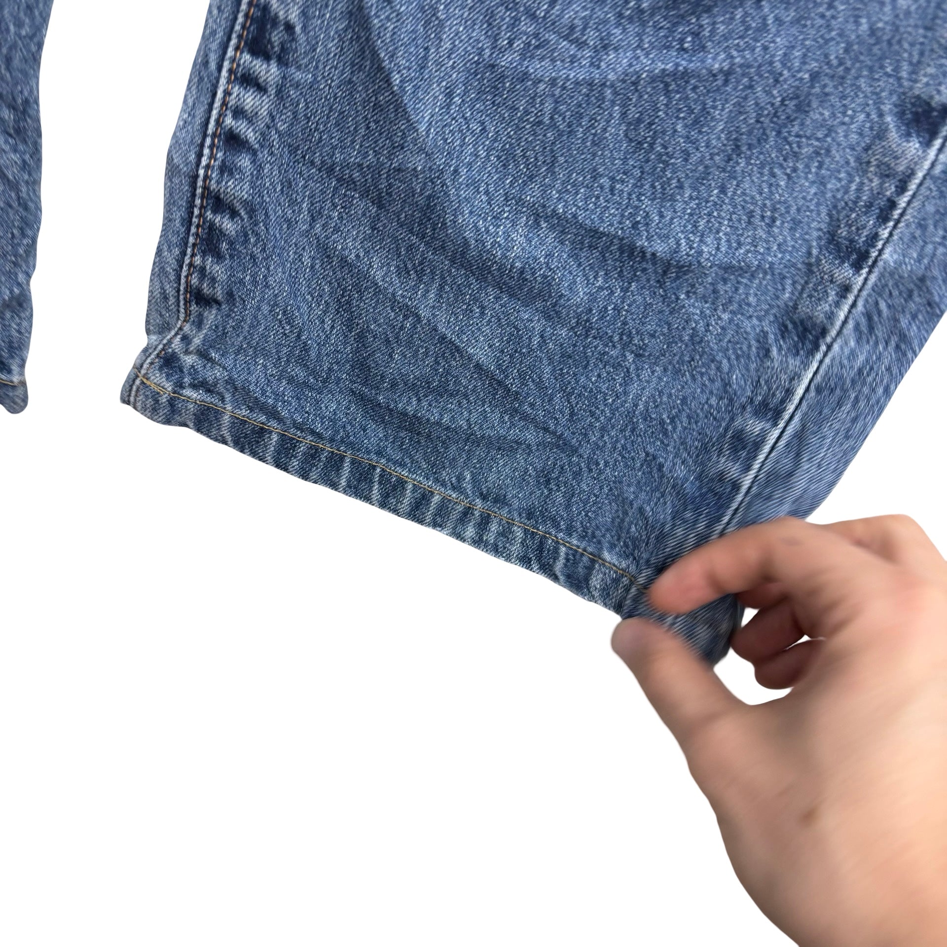 Levis 527 Jeans W38 L28 Mens Mid Blue Regular Bootcut Fit Denim