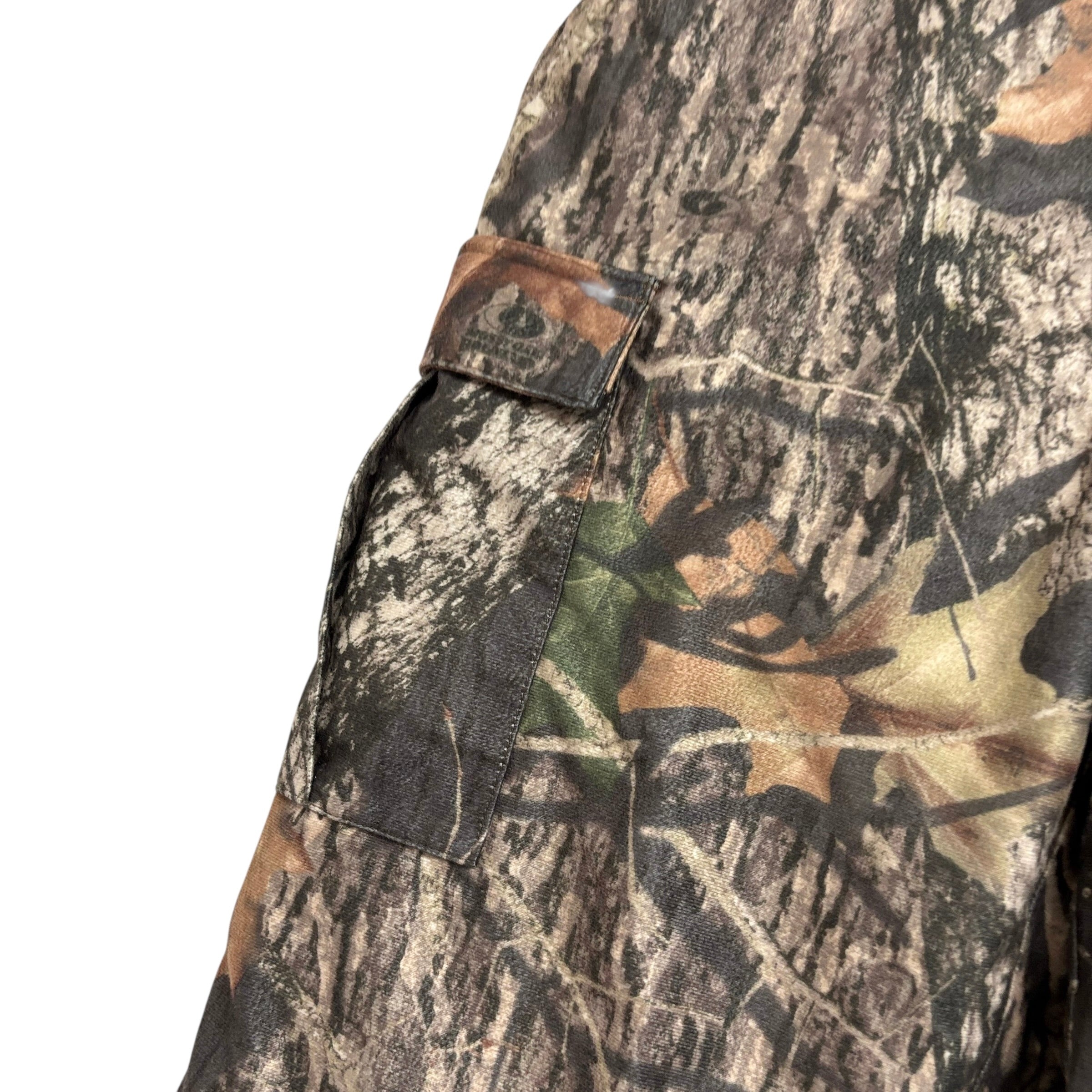Realtree Trousers W36 L32 Mens Cargo Camo Relaxed Fit Fleece Lined Pants (E)