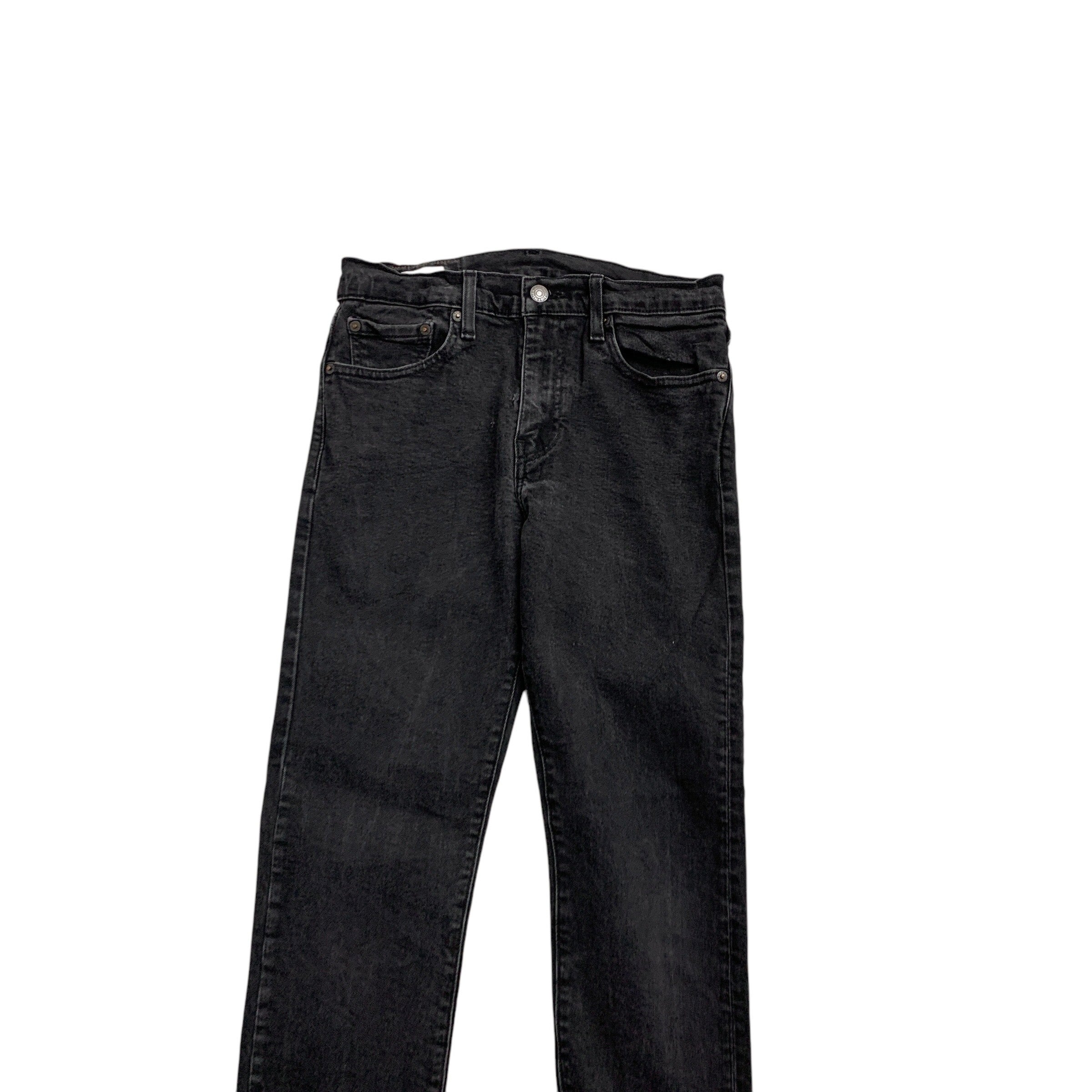 Levis 512 Jeans W28 L31 Mens Black Slim Tapered Fit Stretch Premium Denim (G)