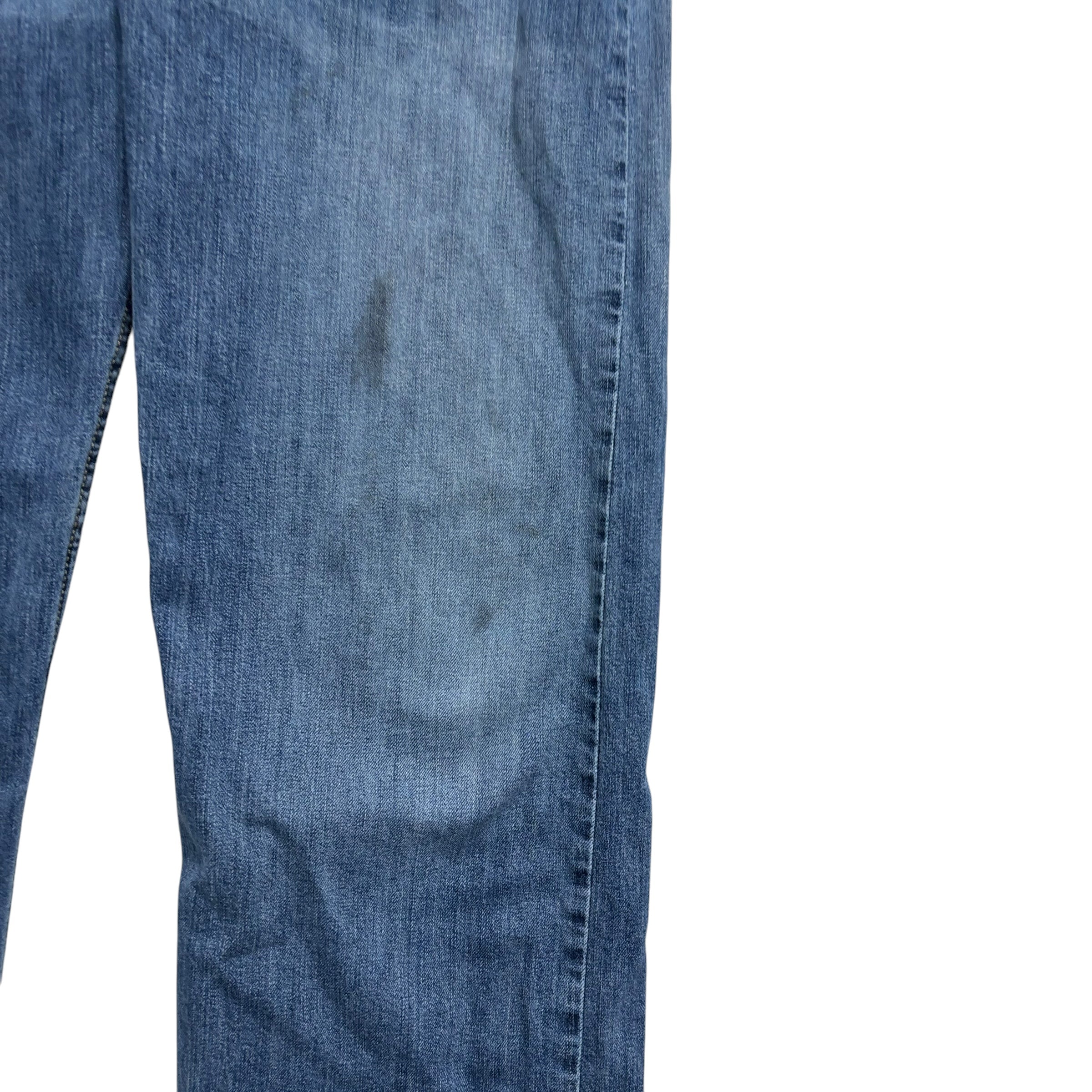 Levis 569 Jeans W38 L33 Mens Mid Blue Relaxed Straight Fit Stretch Vintage (F)