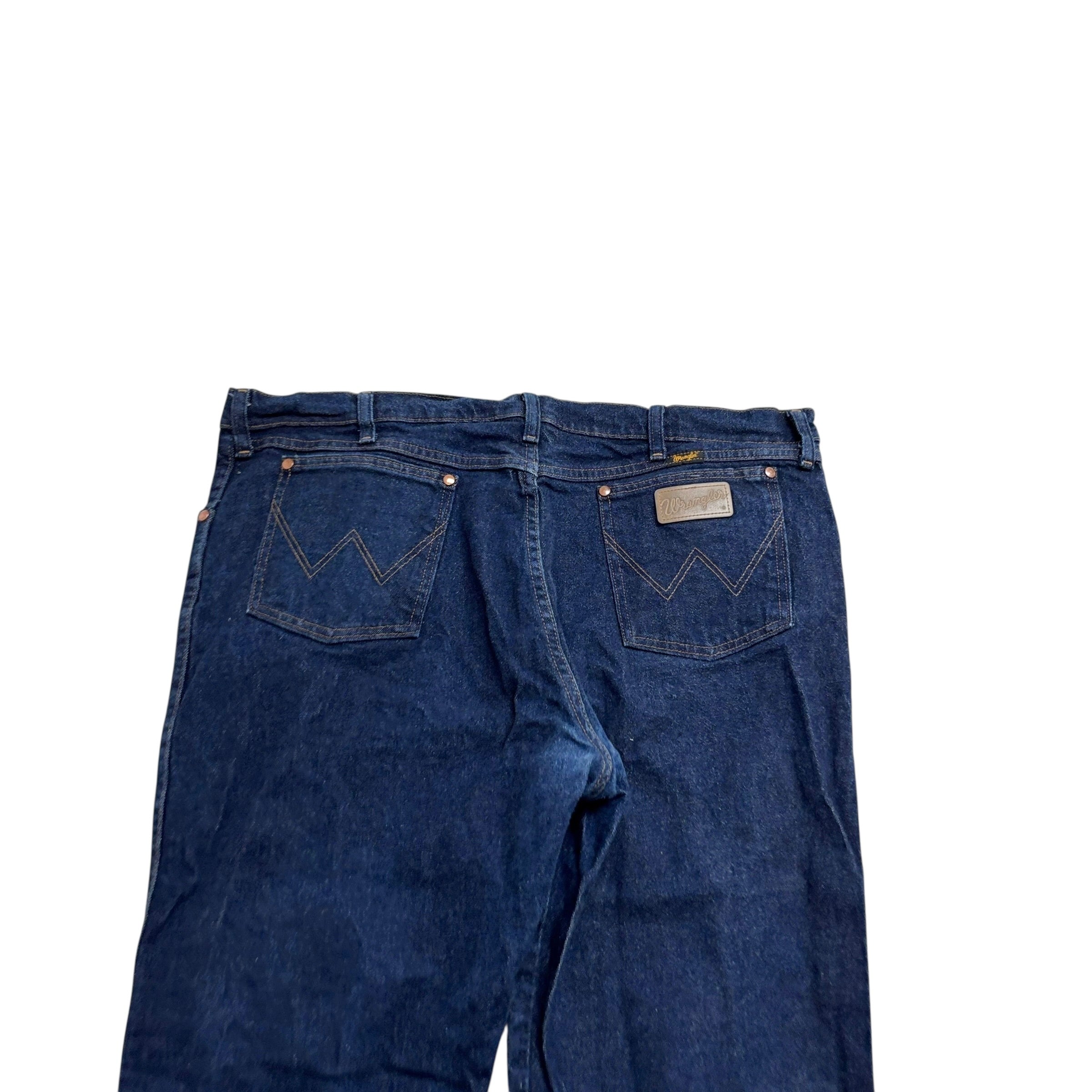 Wrangler Jeans Cowboy Cut W42 L30 Mens Dark Blue 947 Bootcut Fit Denim (F)