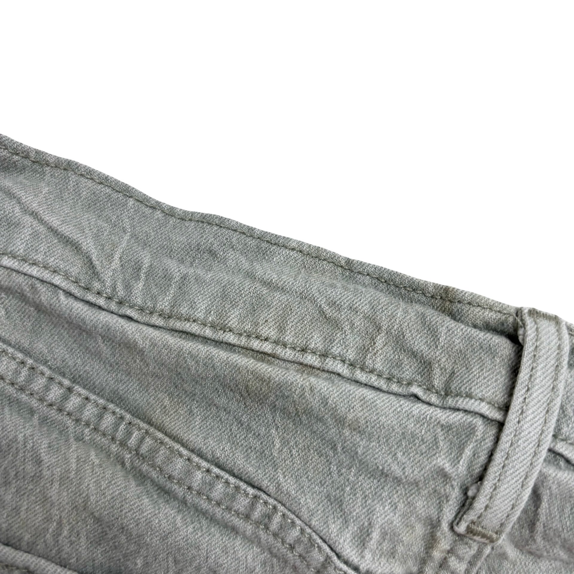 Levis 512 Jeans W32 L34 Mens Green Slim Tapered Fit Stretch Denim