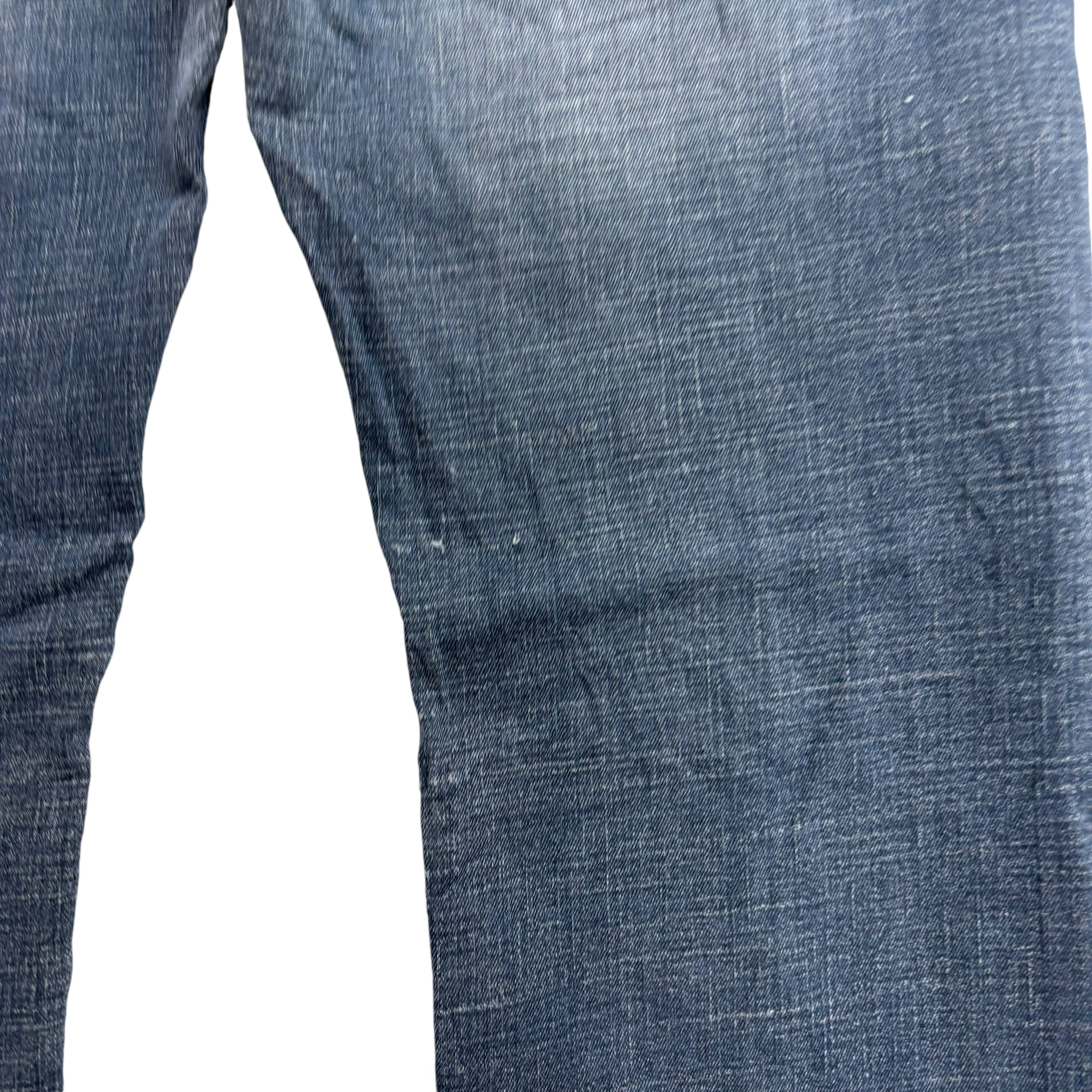 Levis Denizen Jeans W32 L34 Mens Mid Blue Slim Straight Fit Stretch Denim