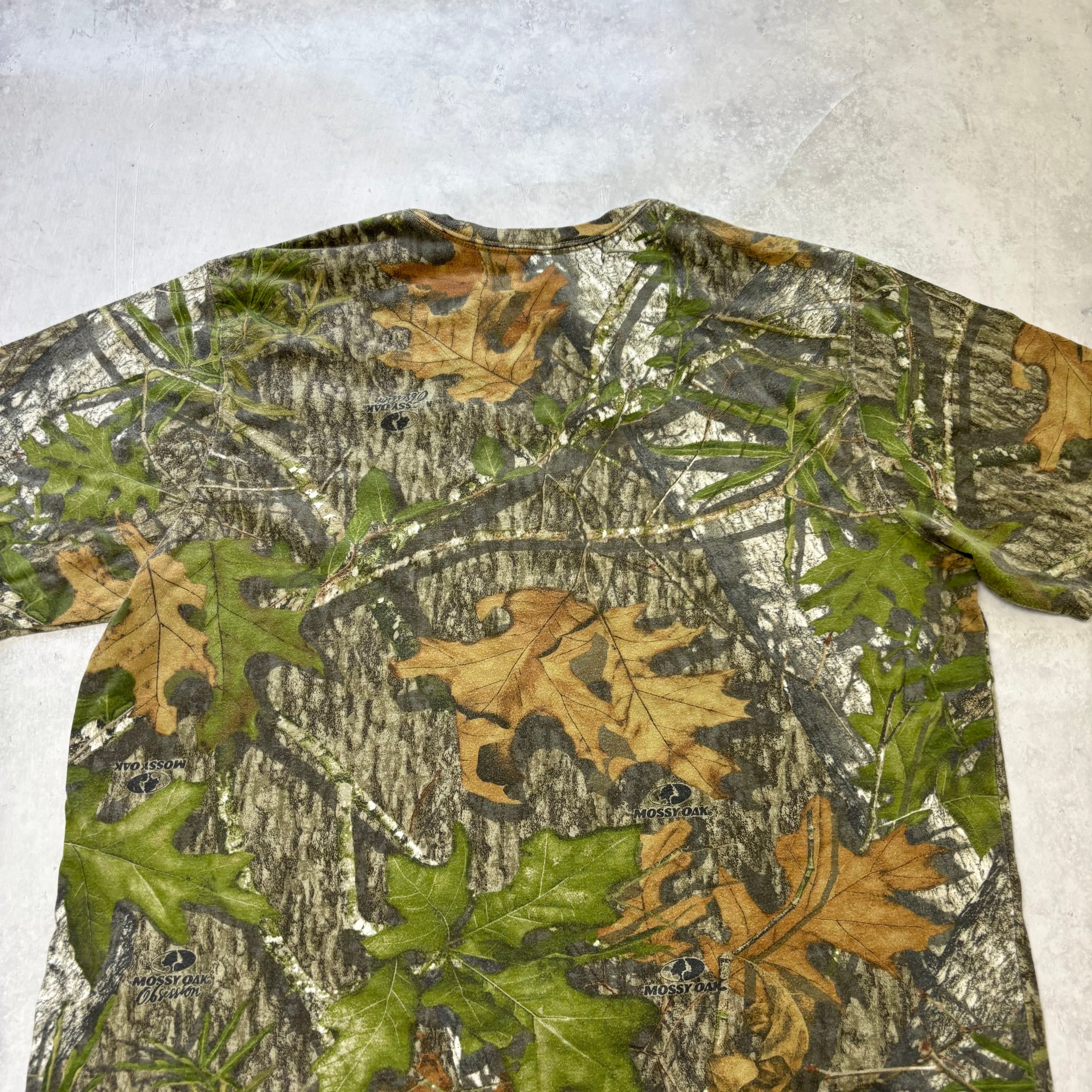 RealTree T Shirt Mens XL Camo Y2K Hunting Mossy Oak (E)