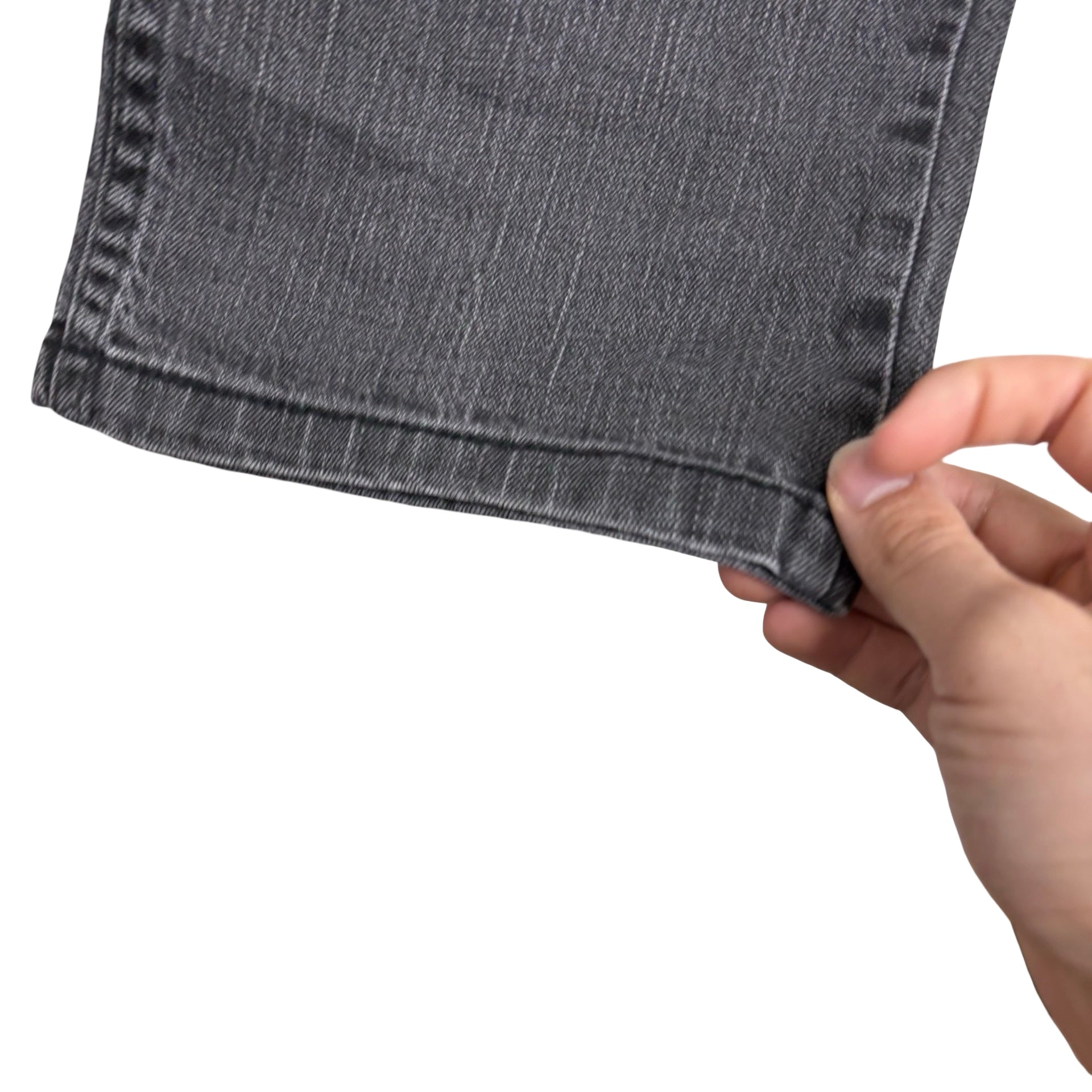 Levis 514 Jeans W34 L27 Mens Black Regular Straight Fit Stretch Denim