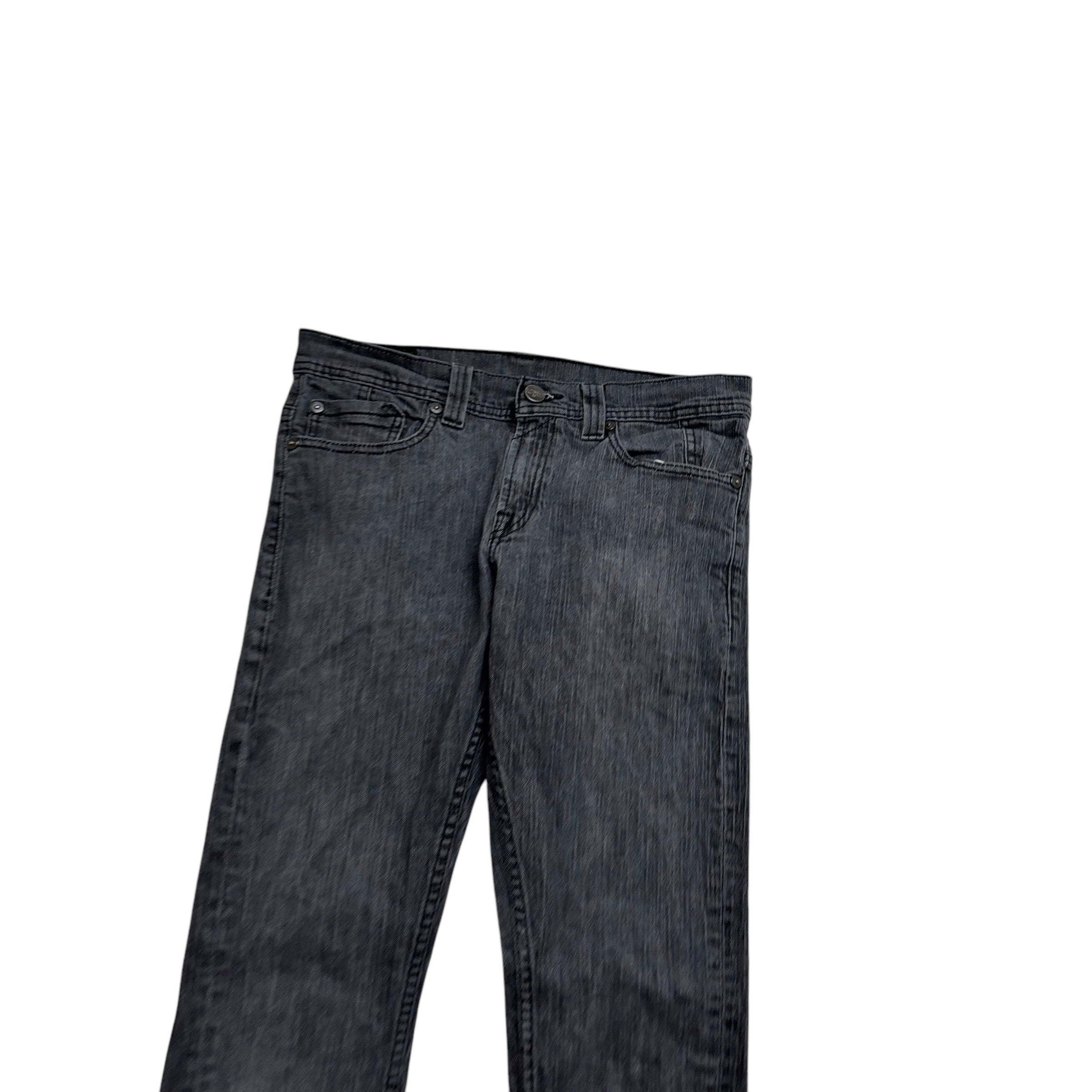 Levis 511 Jeans W32 L34 Mens Grey Slim Fit Stretch Vintage Denim (E)