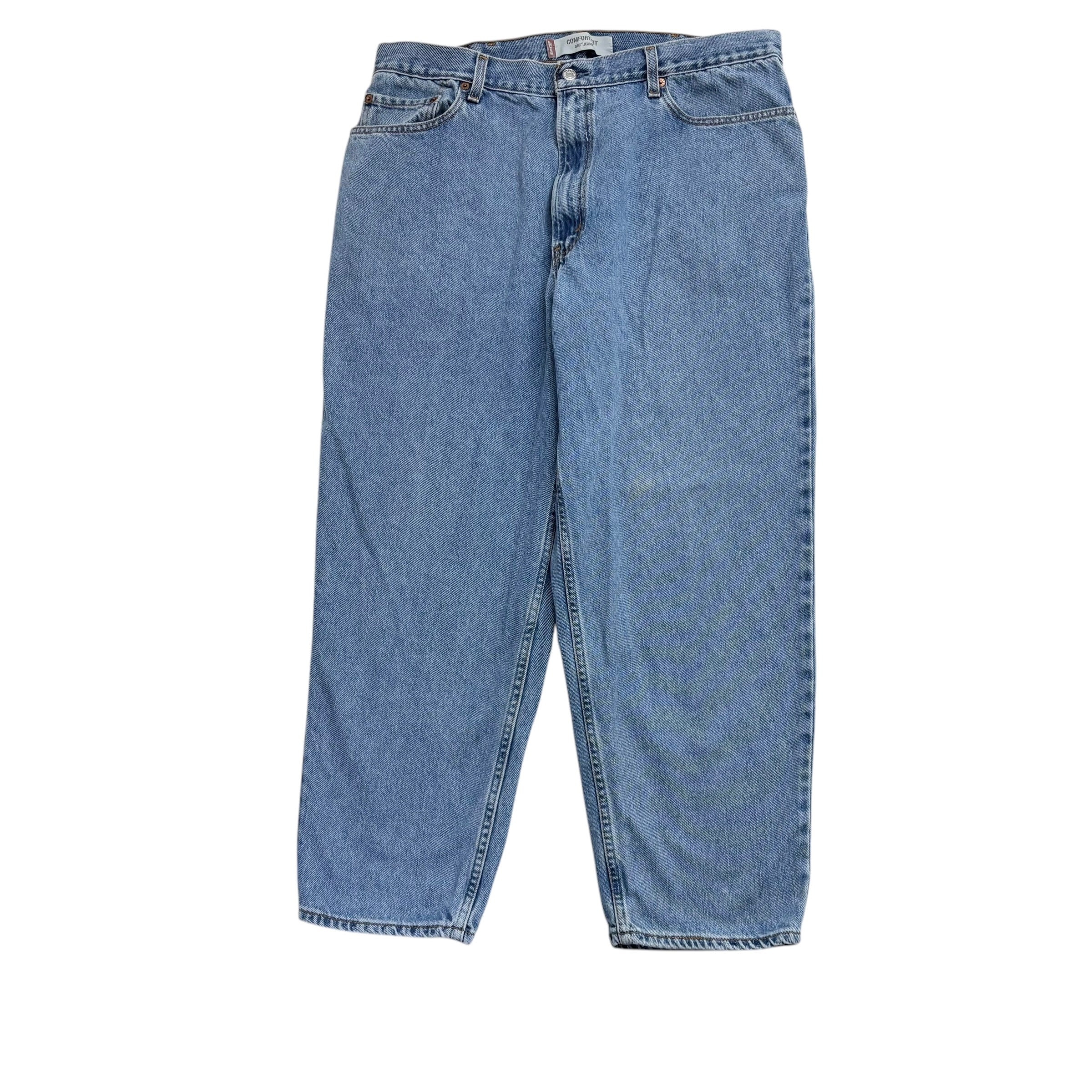 Levis 560 Jeans W38 L28 Mens Light Blue Baggy Relaxed Comfort Fit Vintage Denim