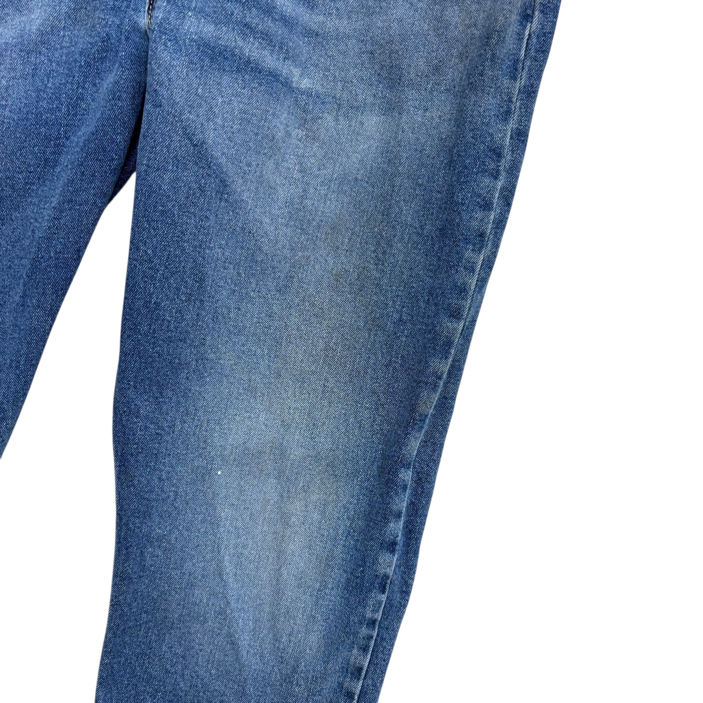 Levis 512 Jeans W36 L29 Mens Mid Blue Slim Tapered Fit Stretch Denim (F)