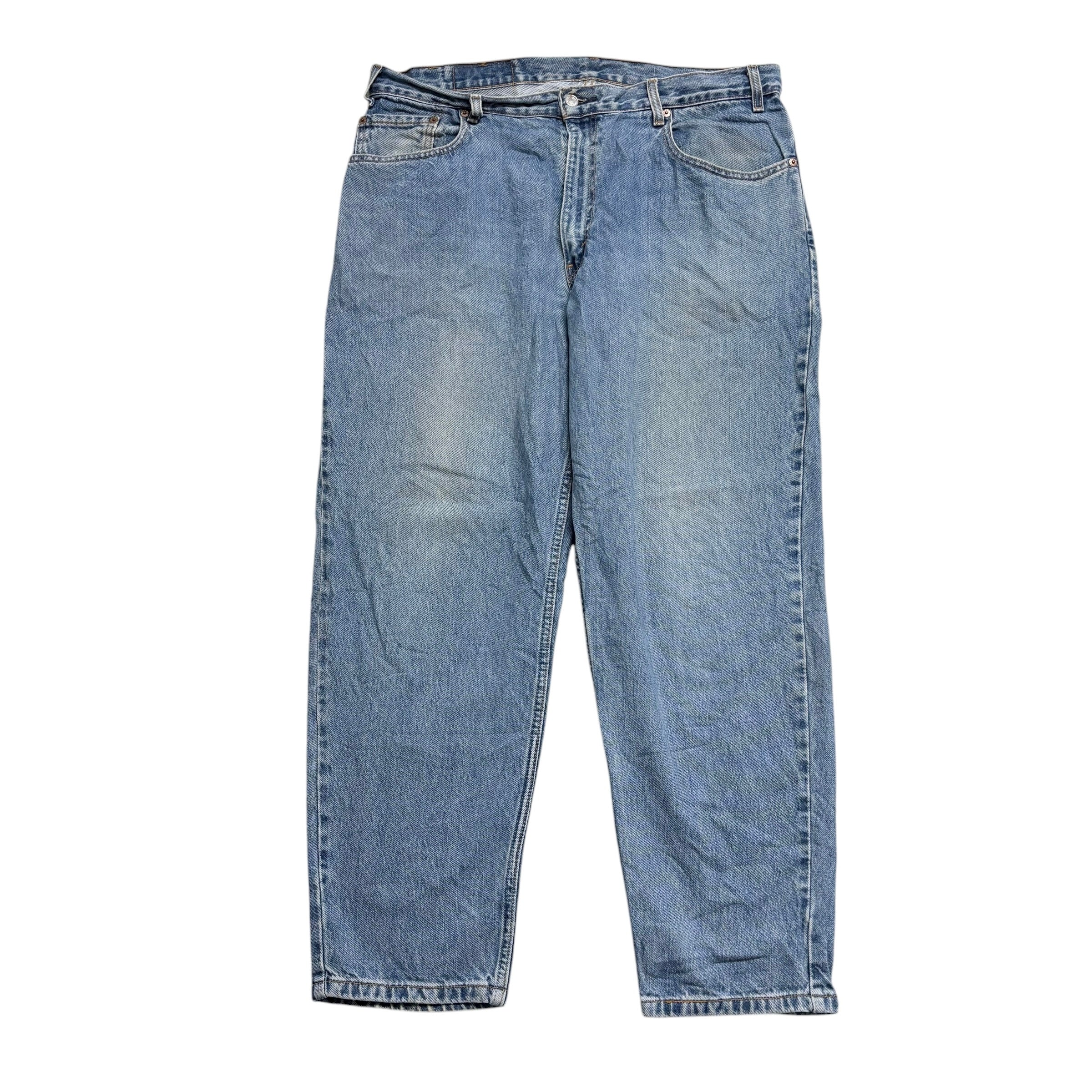 Levis 560 Jeans W38 L30 Mens Light Blue Relaxed Tapered Fit Vintage Denim