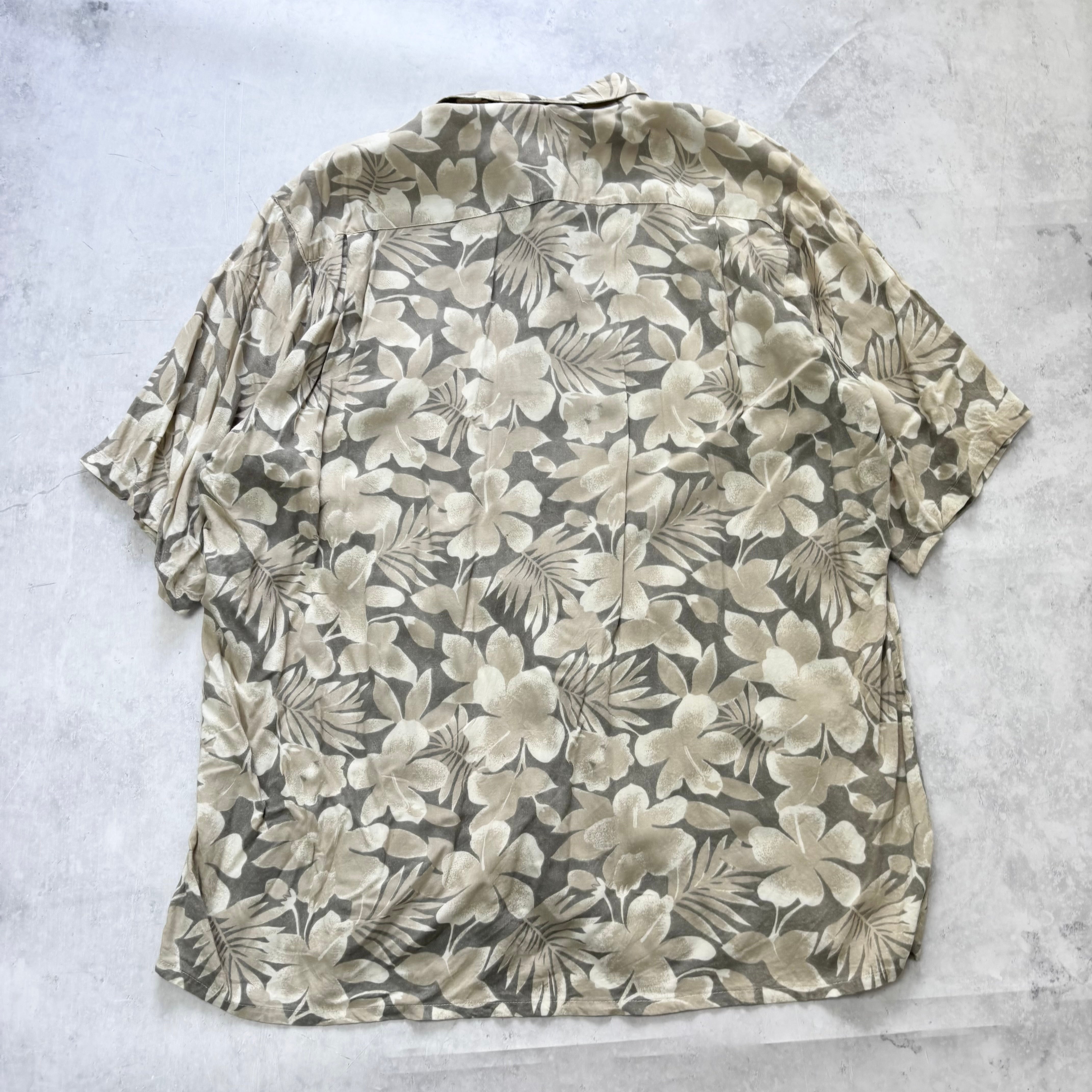 Vintage Hawaiian Shirt Mens XL Multi Floral Aloha Short Sleeve Rayon (E)