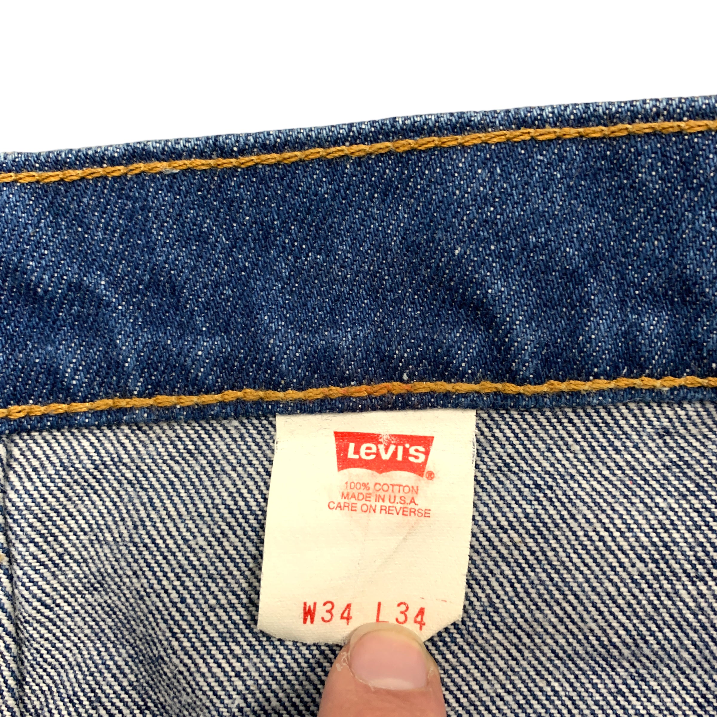 Vintage Levis 517 Jeans W33 L34 Made In USA Mens Blue Bootcut Fit Denim