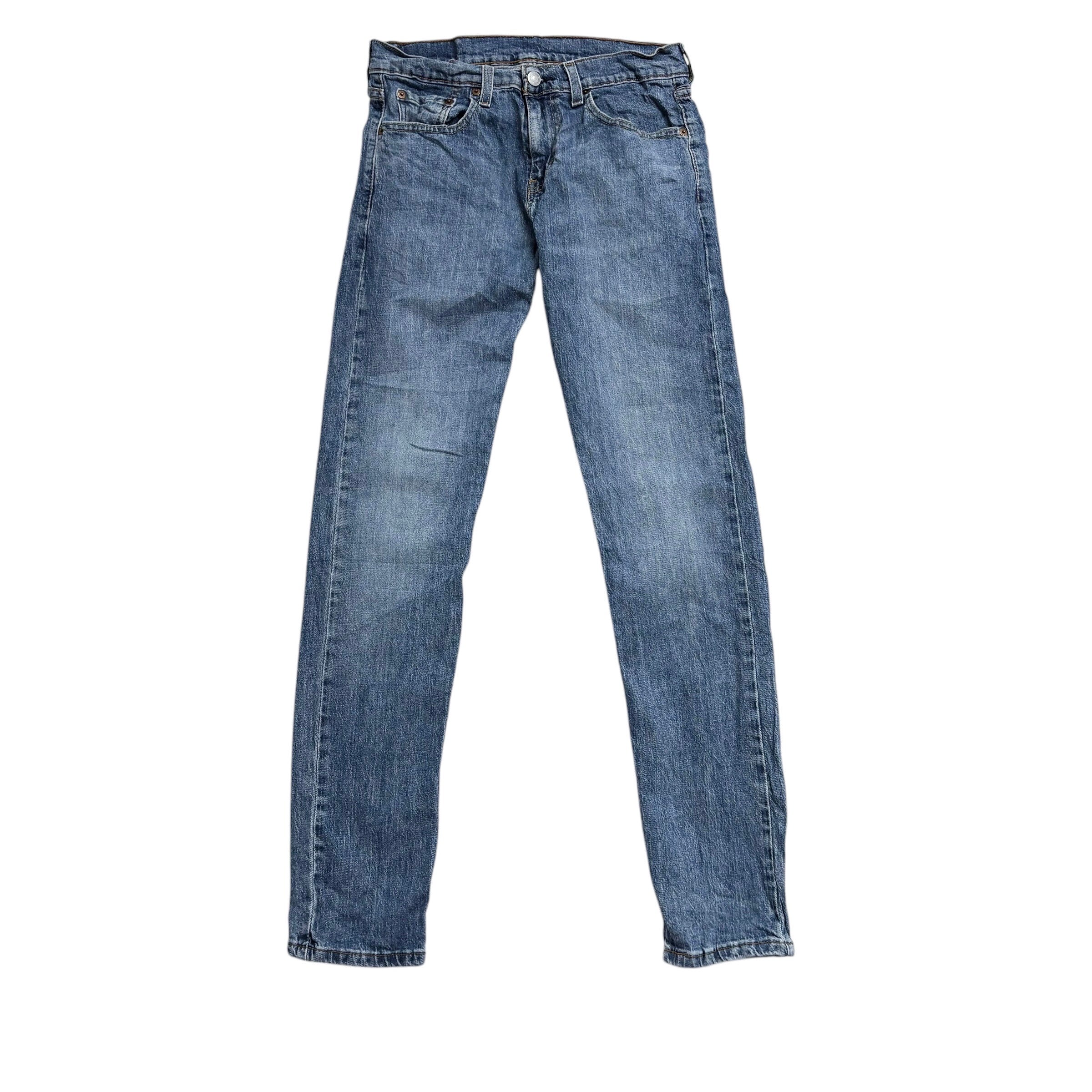Levis 502 Jeans W28 L32 Mens Mid Blue Regular Tapered Fit Stretch Denim