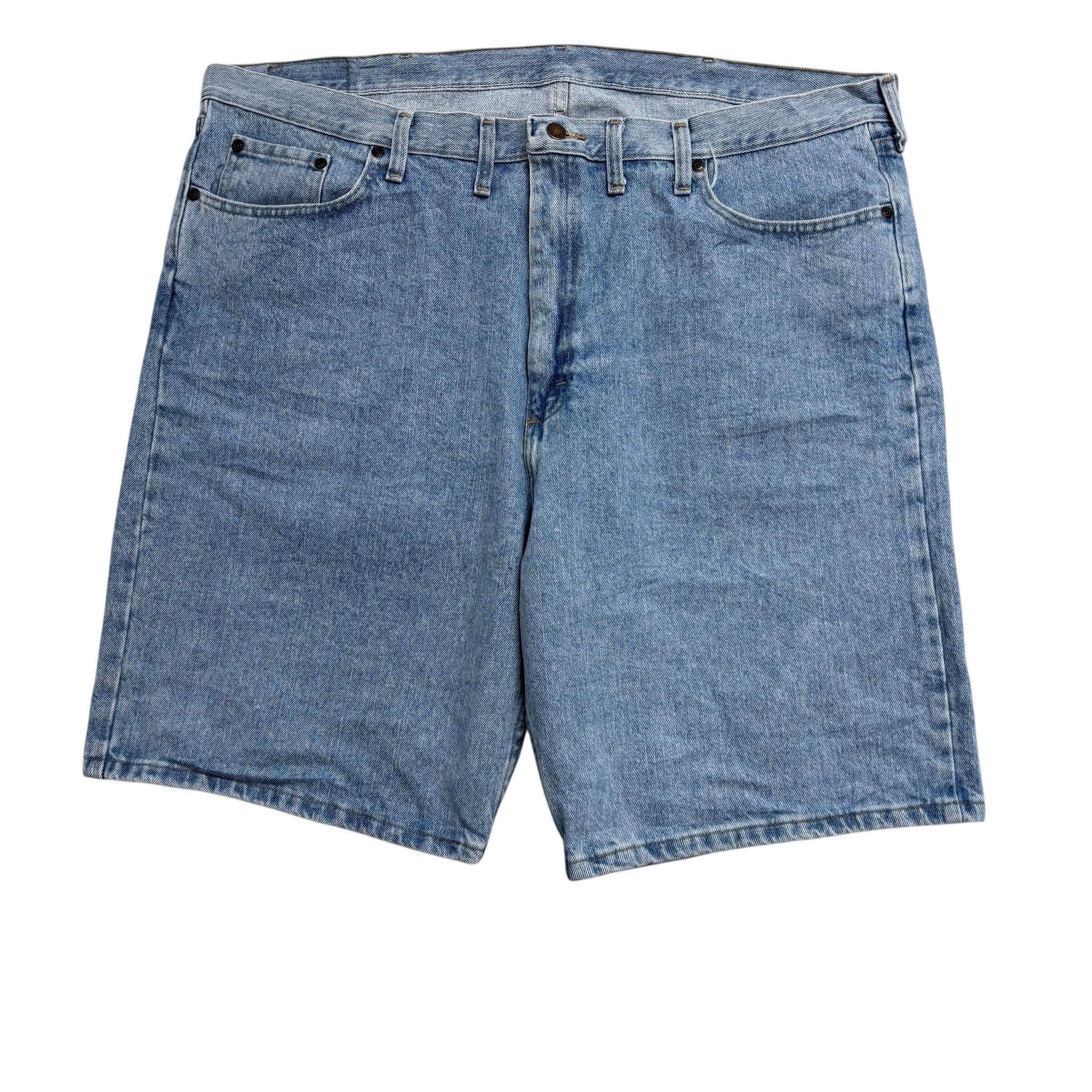 Wrangler Baggy Jorts W44 Mens Denim Shorts Light Blue Relaxed Fit (E)