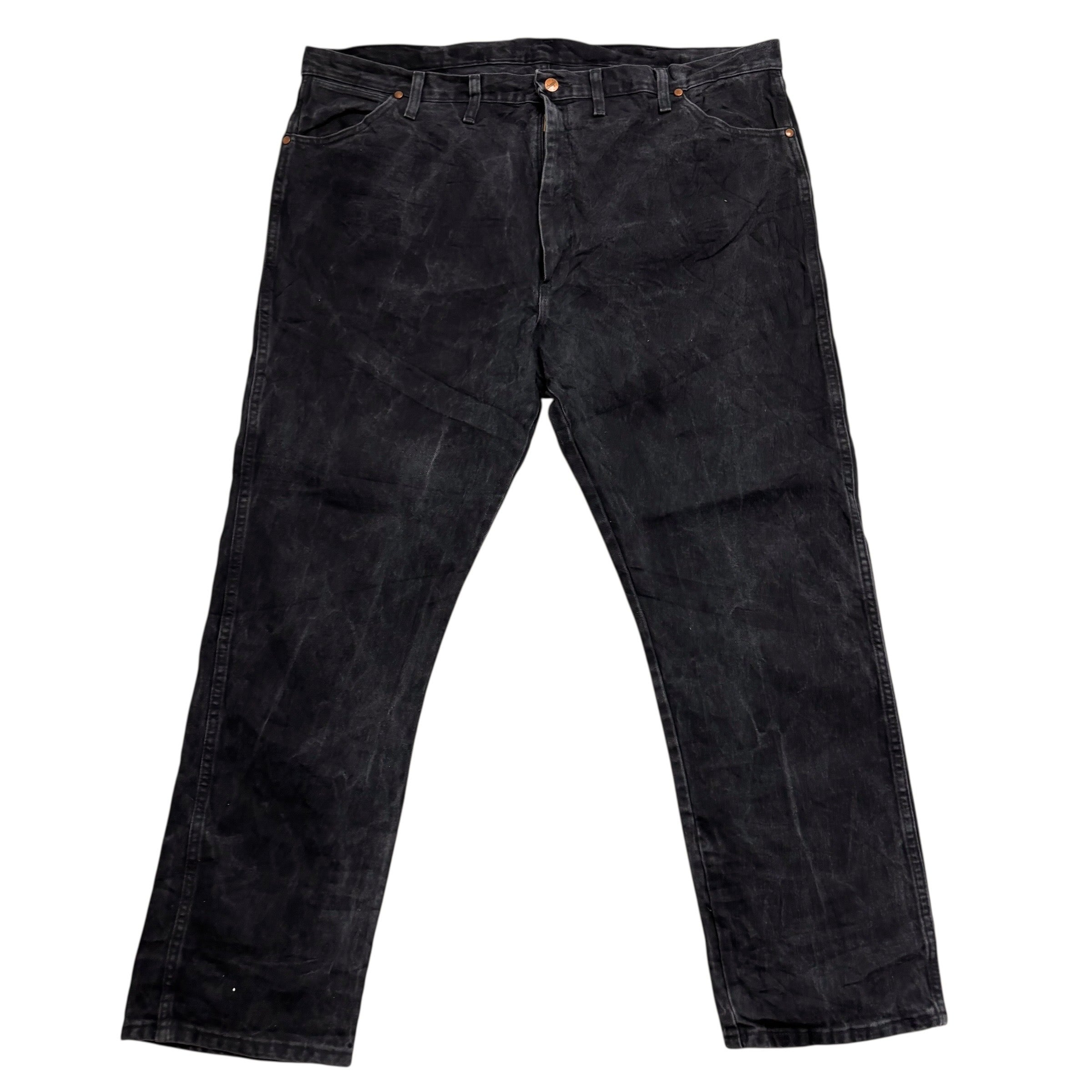 Wrangler Jeans Cowboy Cut W44 L32 Mens Black 13MWZ Original Fit Denim
