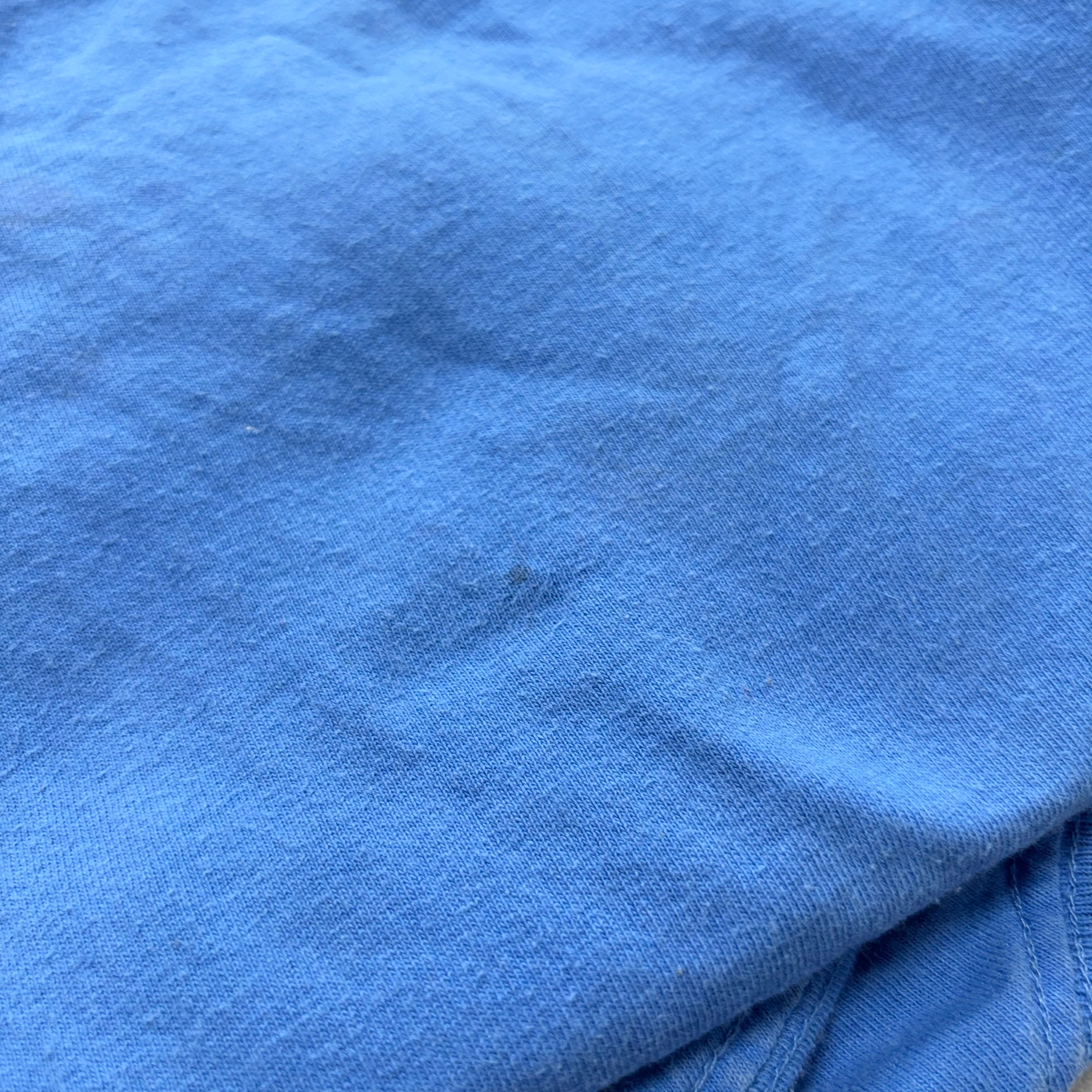 Vintage T Shirt Mens XL Blue Single Stitch Graphic Print 90s USA