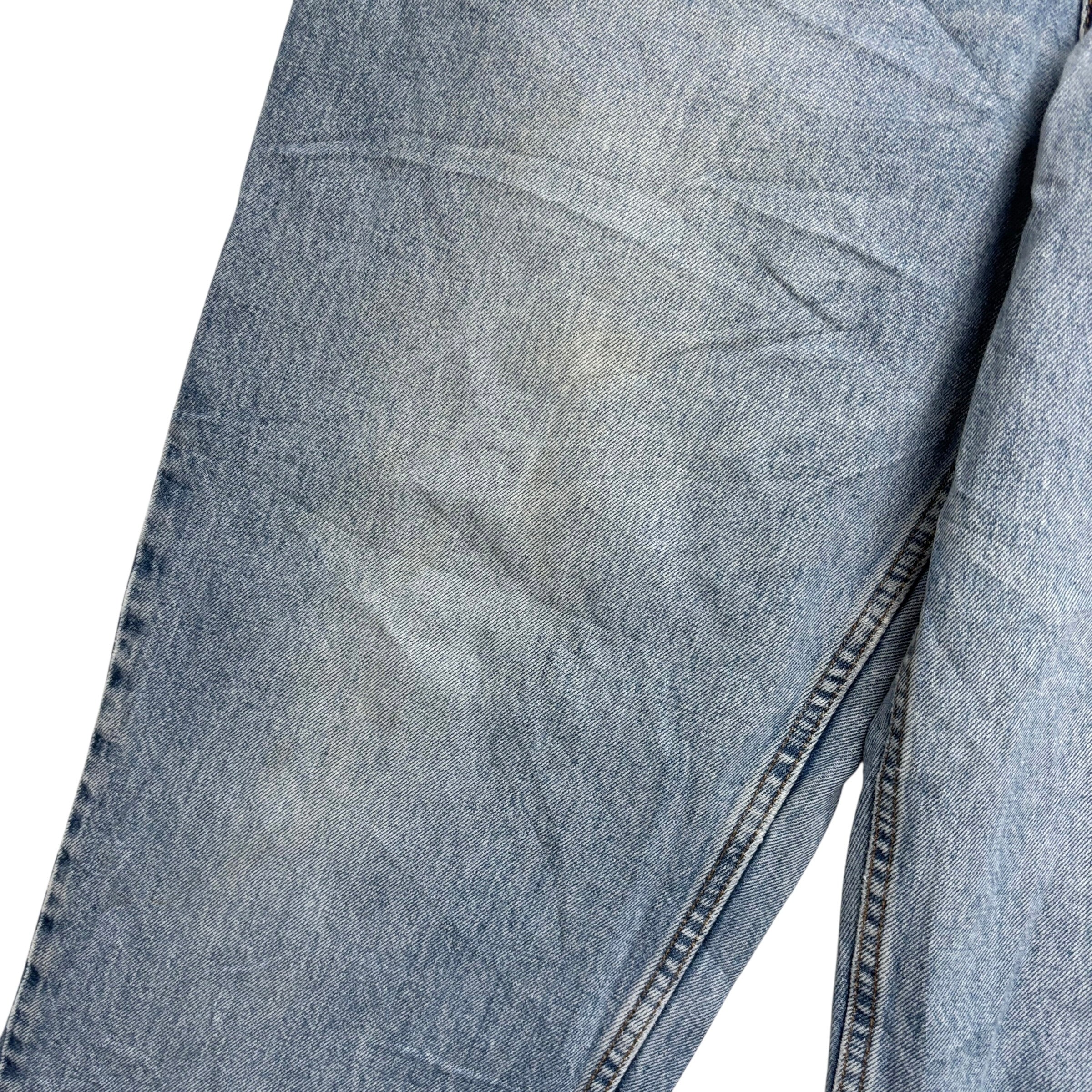 Levis 560 Jeans W38 L30 Mens Light Blue Baggy Relaxed Comfort Vintage Denim (F)