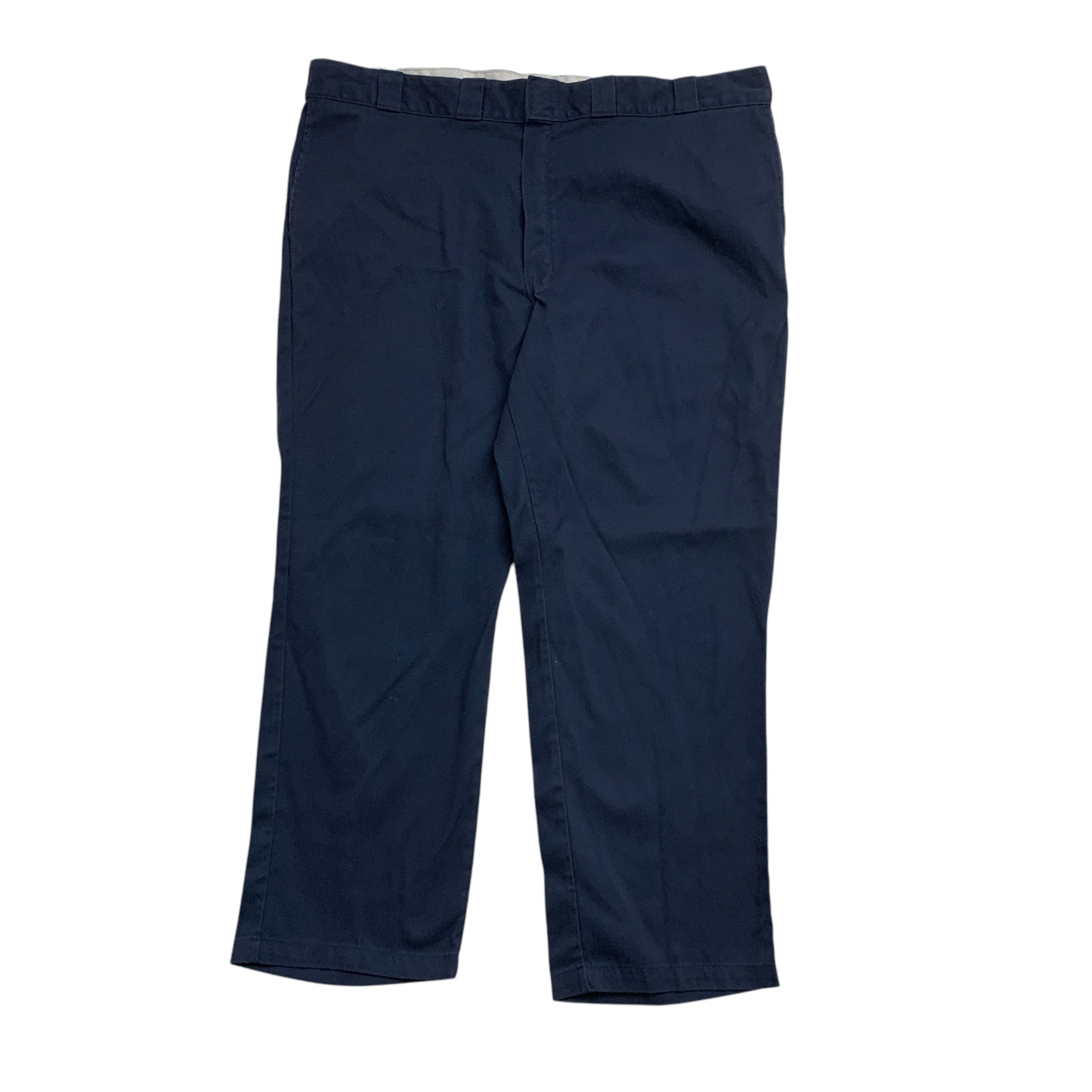 Dickies 874 Trousers W46 L30 Mens Blue Pants Original Straight Fit Workwear