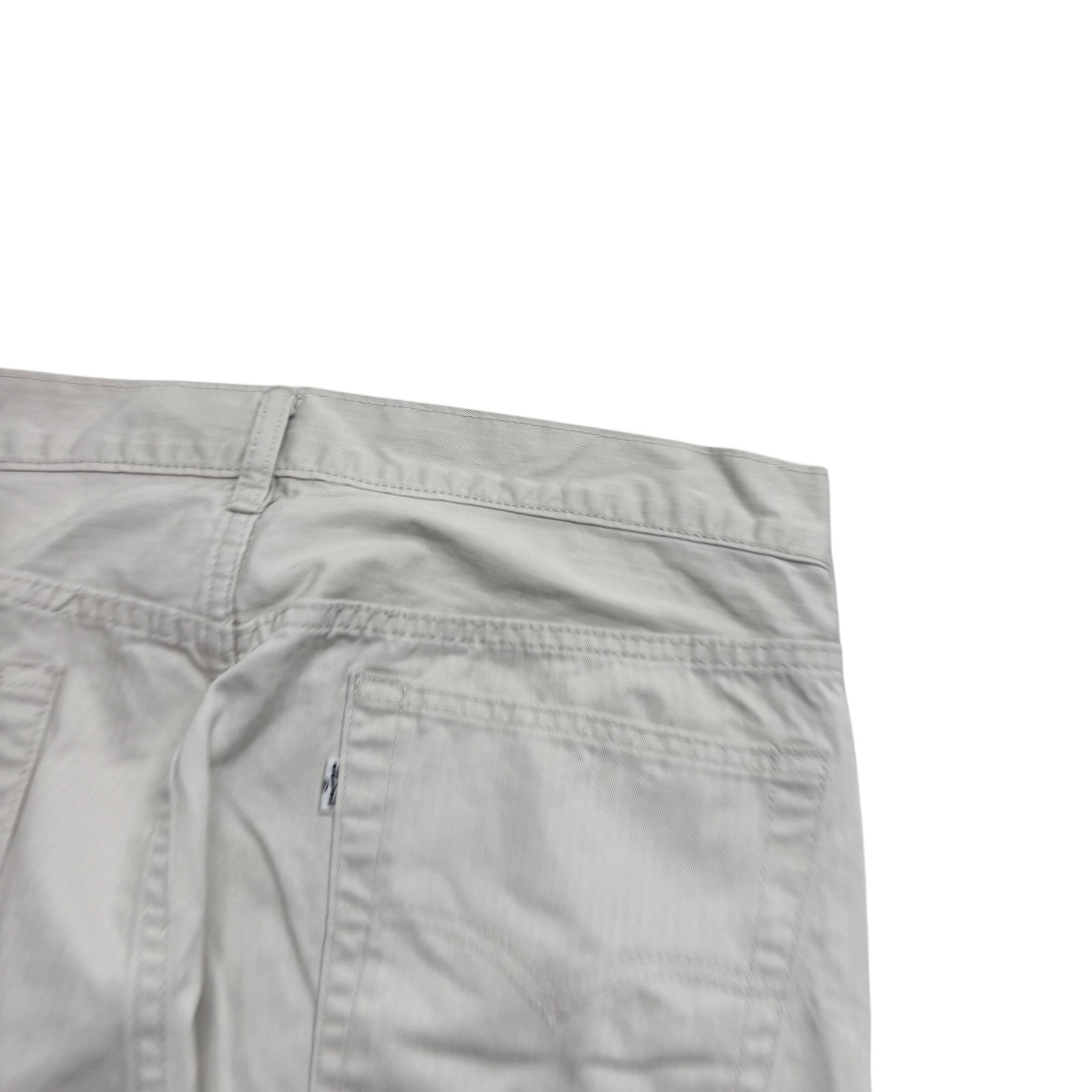 Levis 513 Jeans W36 L32 Mens White Slim Straight Fit Vintage Denim