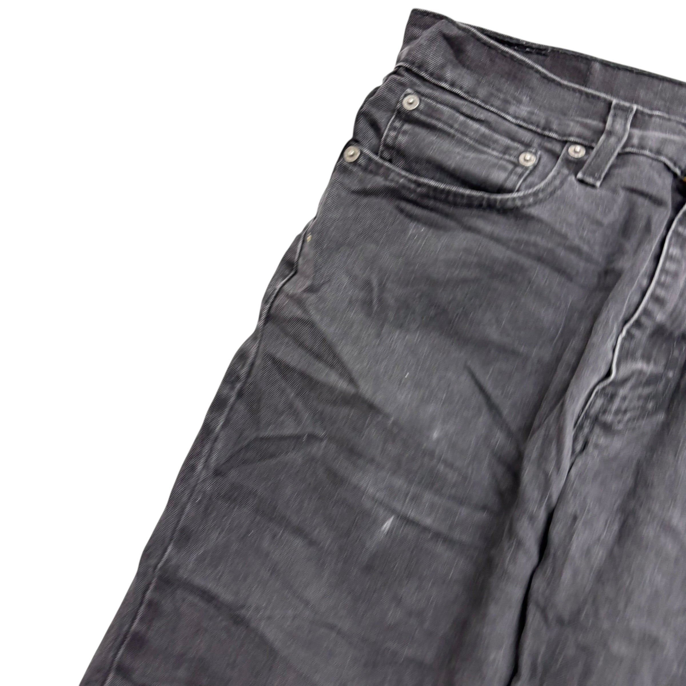 Levis 512 Jeans W32 L29 Mens Black Slim Tapered Fit Stretch Denim (F)